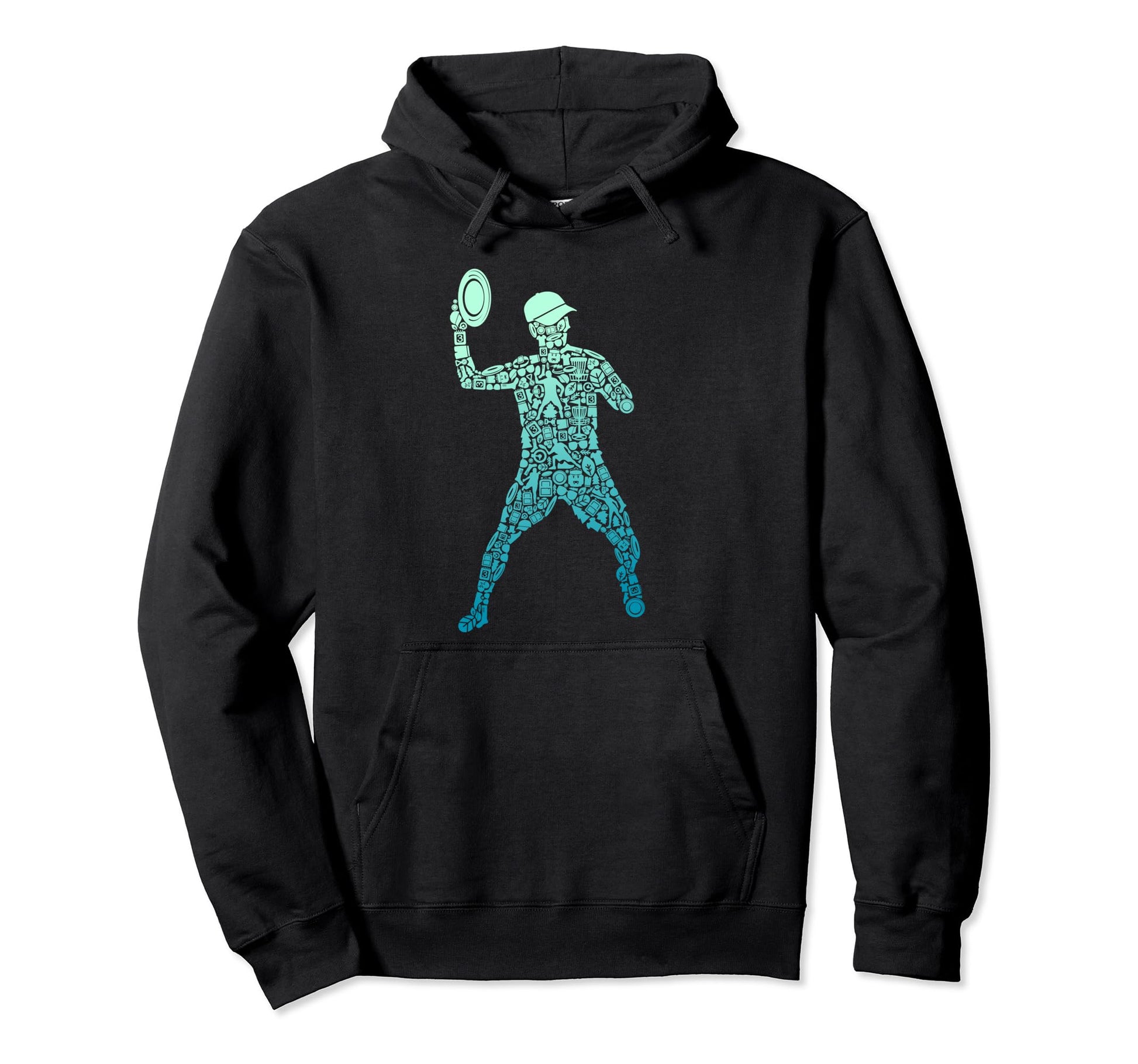 Funny Disc Golf Dad Frisbees Flying Hoodie - Aesthetic Graphic for Adults - T-Shirt, Sweatshirt, Hoodie