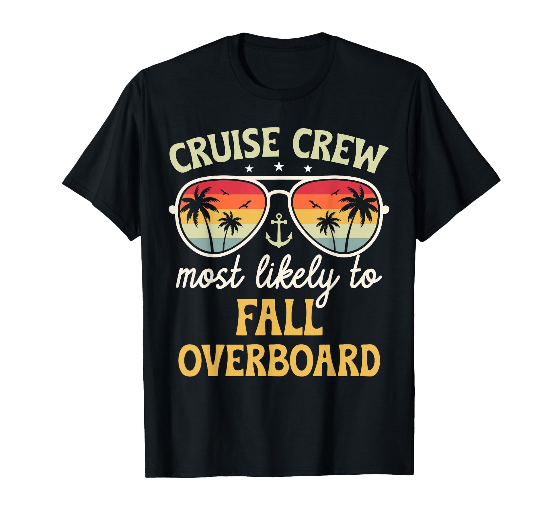 Most Likely To Fall Overboard Matching T-Shirt - Unique Graphic Men Women - T-Shirt, Sweatshirt, Hoodie
