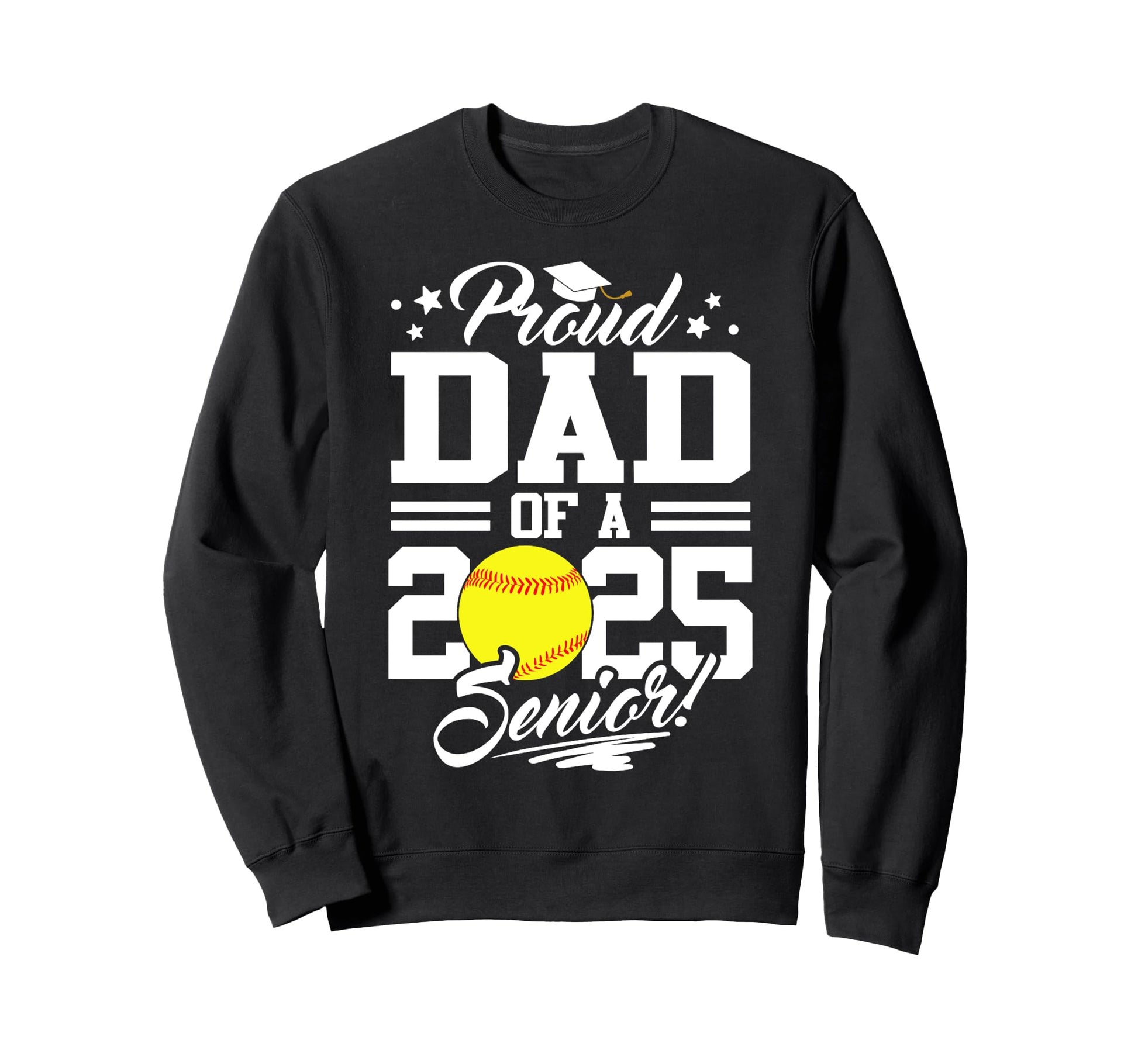 Proud Dad 2025 Senior Graduate Sweatshirt - Minimalist Print Men Women - T-Shirt, Sweatshirt, Hoodie