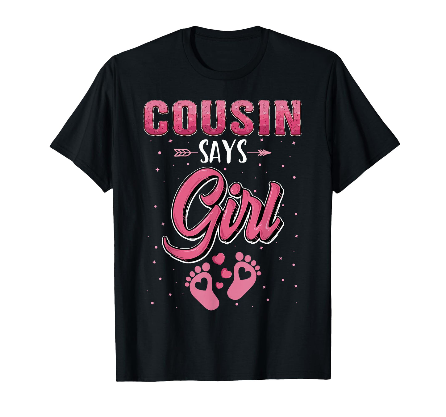 Gender Reveal Cousin Says Matching T-Shirt - Unique Graphic Men Women - T-Shirt, Sweatshirt, Hoodie