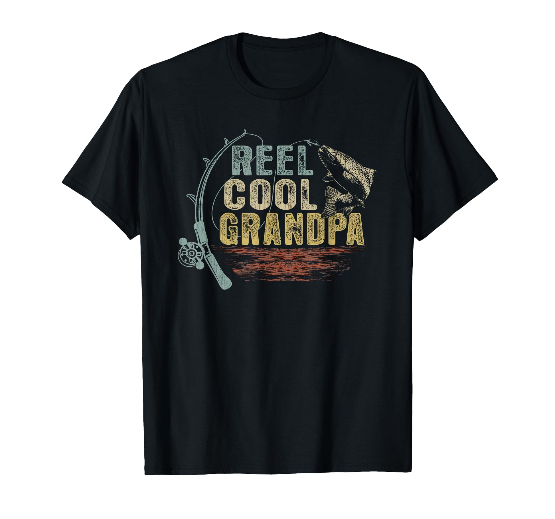 Funny Fishing Reel Grandpa T-Shirt - Trendy Graphic Men Women - T-Shirt, Sweatshirt, Hoodie
