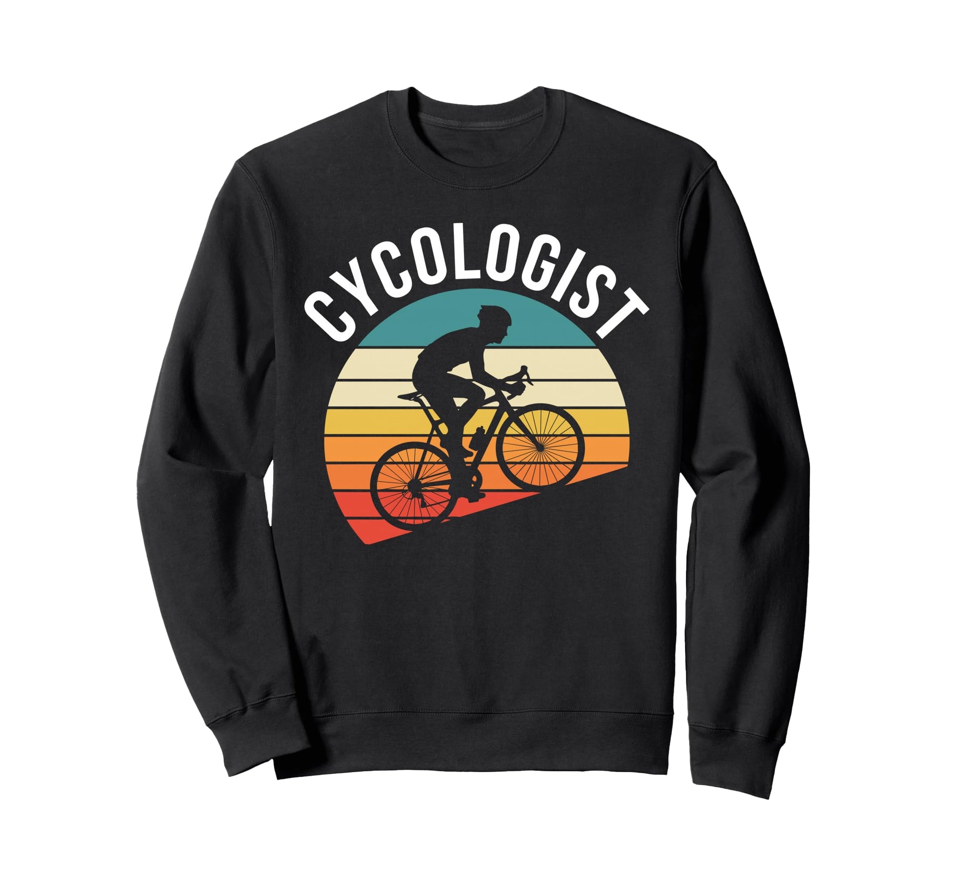 Funny Cycling Art Bike Rider Sweatshirt - Minimalist Print for Adults - T-Shirt, Sweatshirt, Hoodie