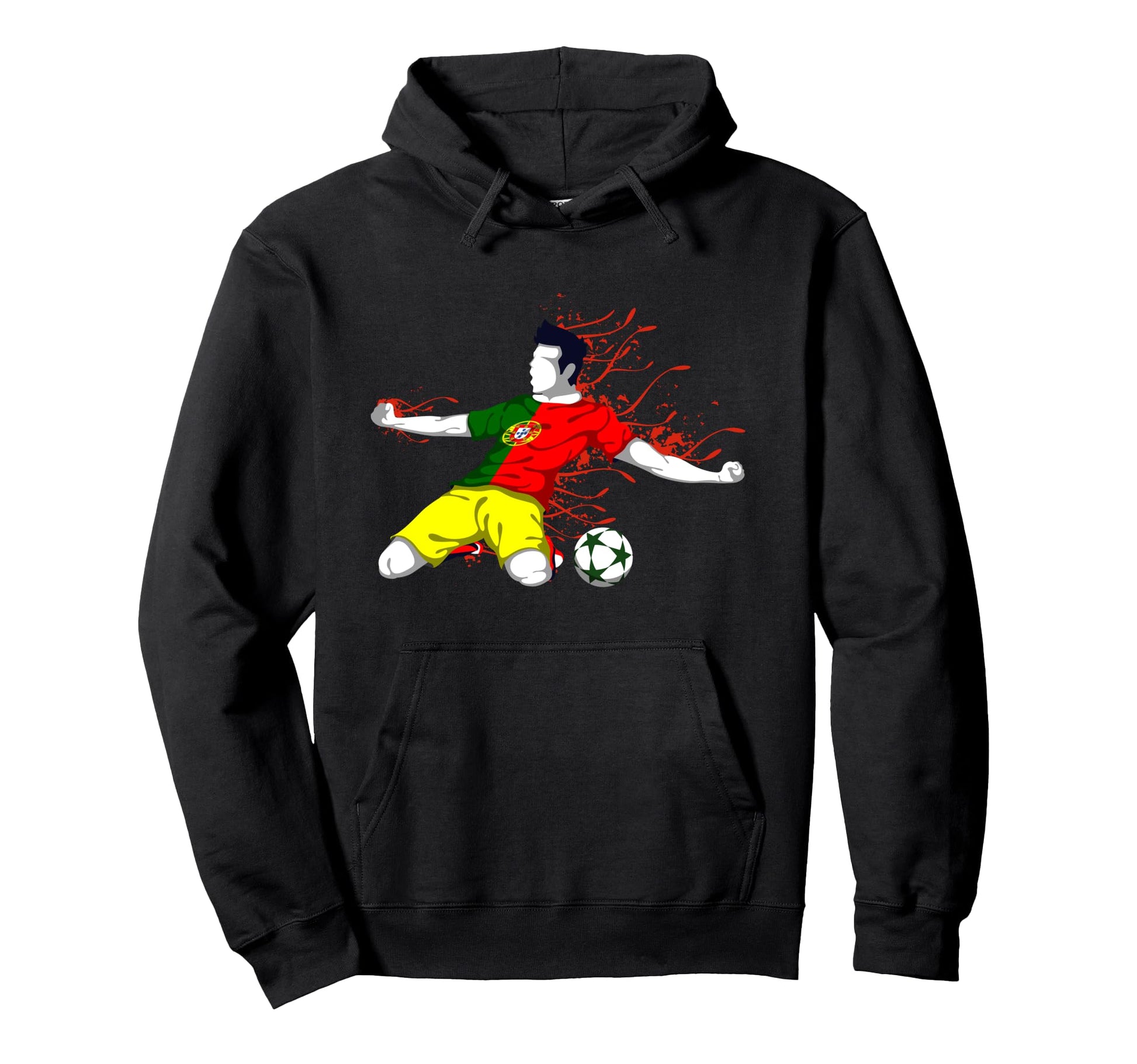 Portugal Soccer Team Portuguese Hoodie - Streetwear Style for Adults - T-Shirt, Sweatshirt, Hoodie