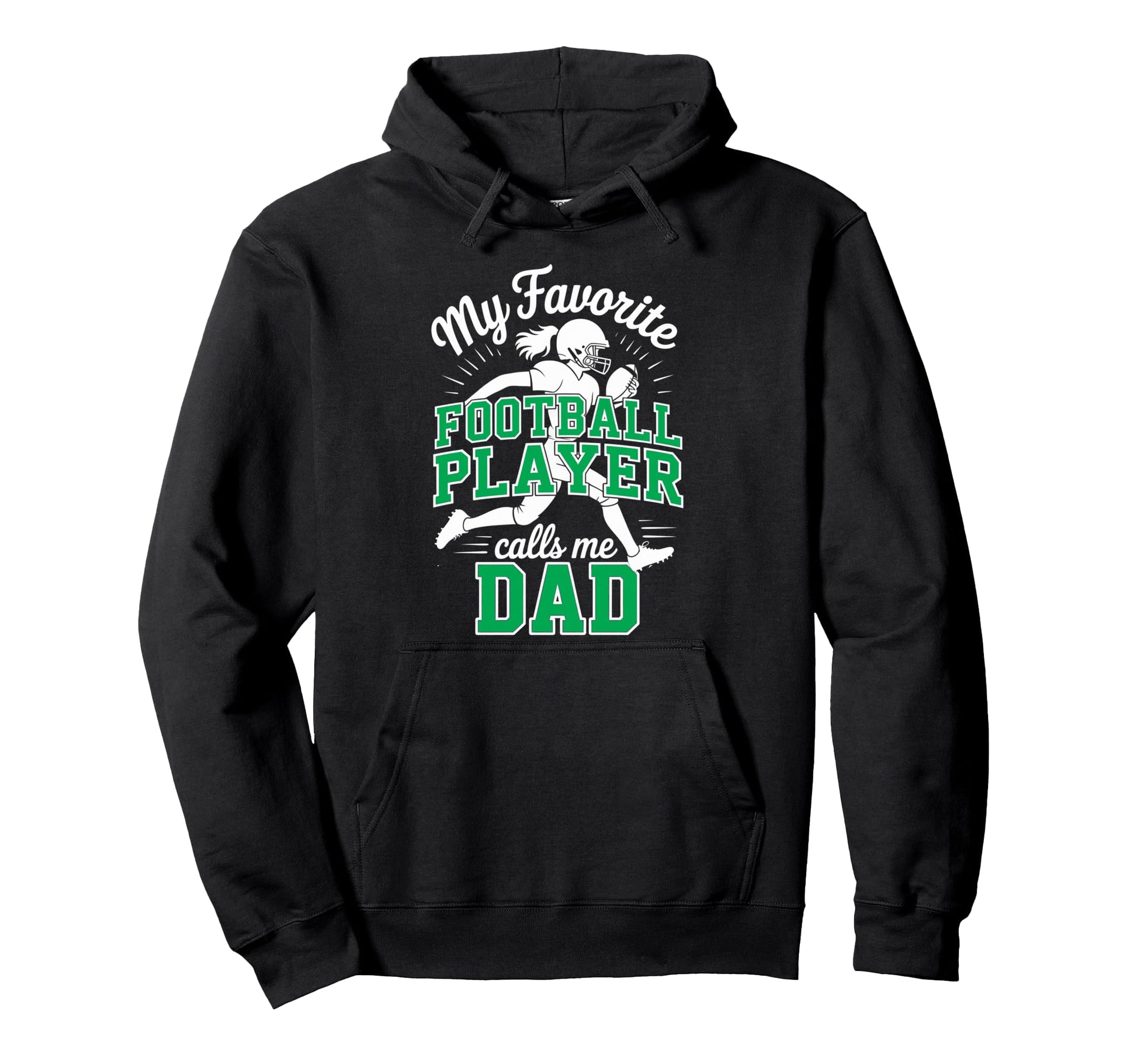 Favorite Football Player Calls Me Hoodie - Fun Novelty Design Men Women - T-Shirt, Sweatshirt, Hoodie