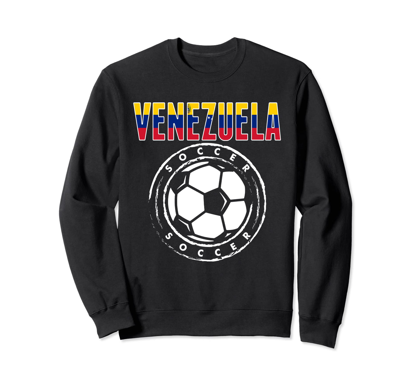 Venezuela Soccer Lovers Jersey Sweatshirt - Fun Novelty Design for Adults - T-Shirt, Sweatshirt, Hoodie