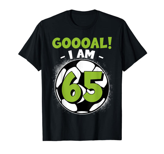 65 Year Old Birthday Soccer Themed 65Thb T-Shirt - Graphic Print Unisex - T-Shirt, Sweatshirt, Hoodie