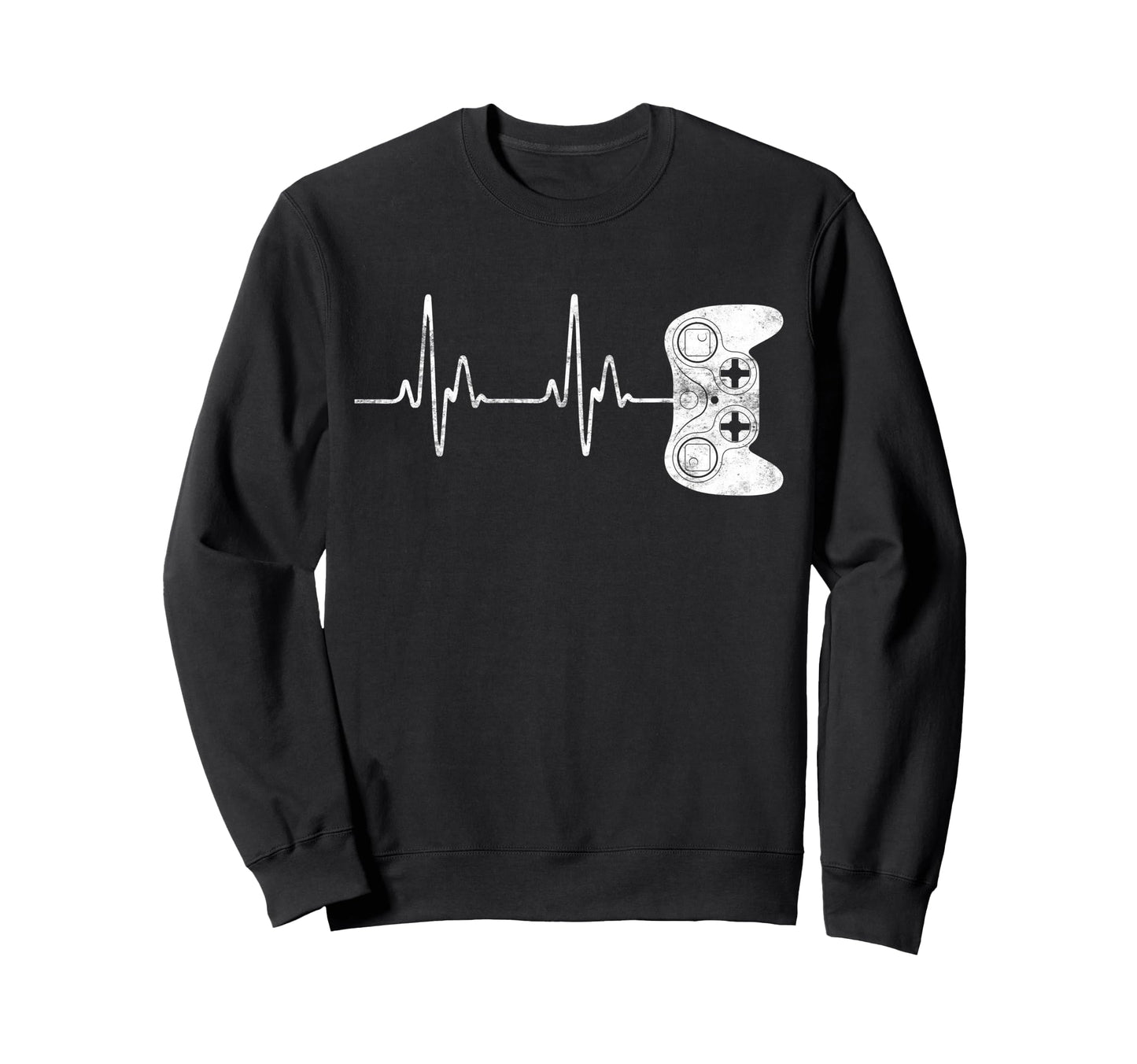 Gamer Heartbeat Young Teen Gaming Game Sweatshirt - Trendy Graphic Unisex - T-Shirt, Sweatshirt, Hoodie