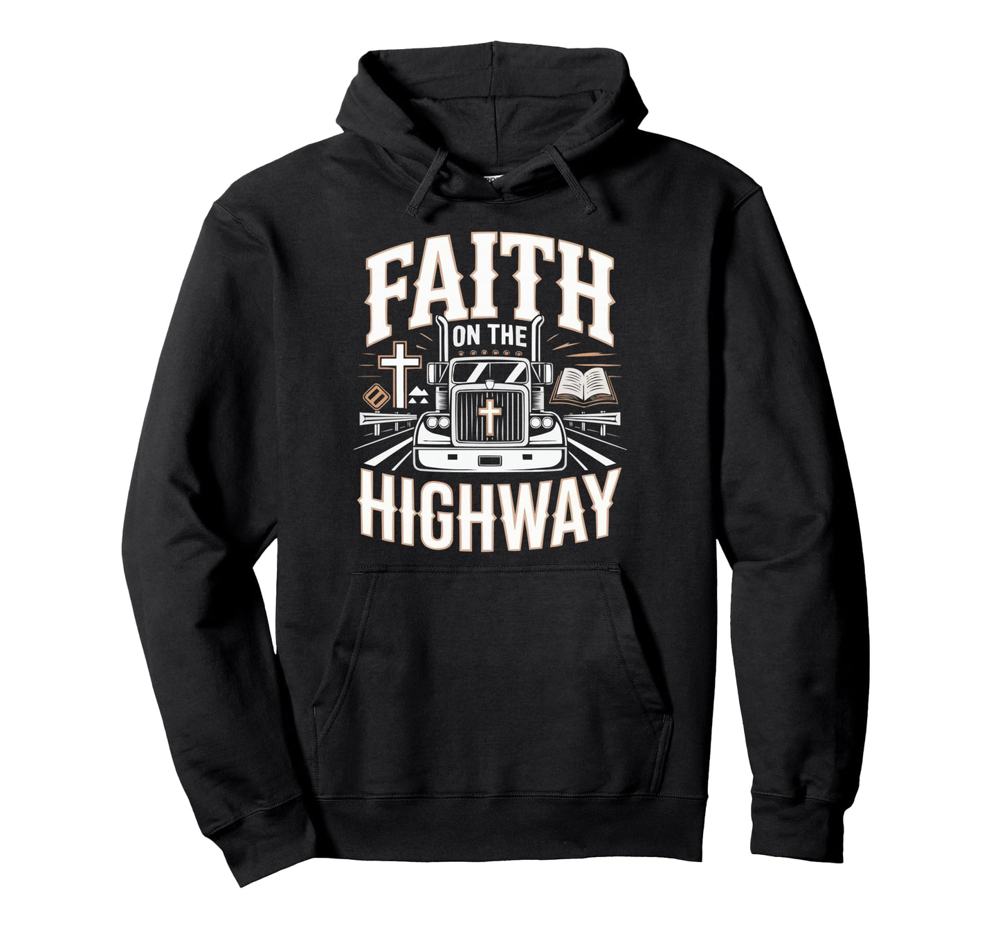 Christian Truck Driver Trucker Hoodie - Trendy Graphic Men Women - T-Shirt, Sweatshirt, Hoodie