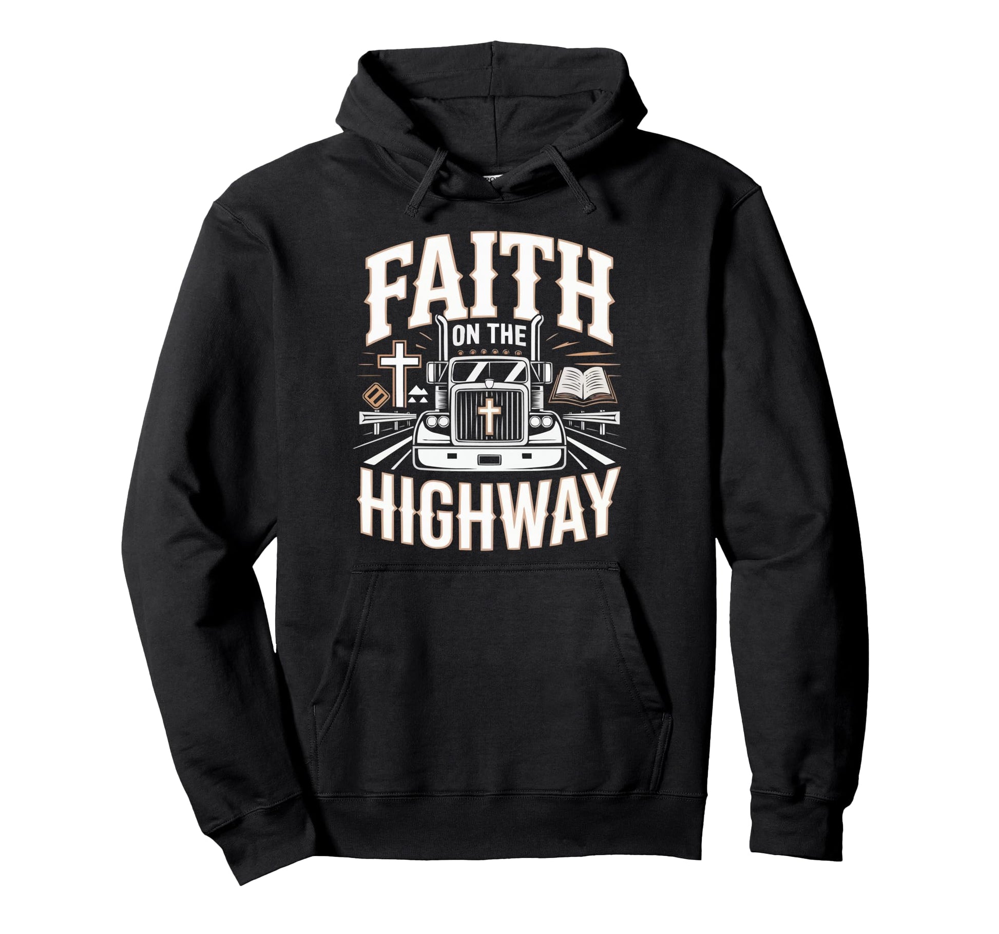 Christian Truck Driver Trucker Hoodie - Trendy Graphic Men Women - T-Shirt, Sweatshirt, Hoodie