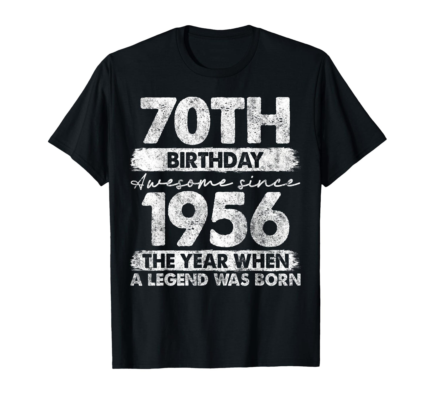 70 Year Old Gifts 1956 70Th Birthday T-Shirt - Custom Art Print Men Women - T-Shirt, Sweatshirt, Hoodie