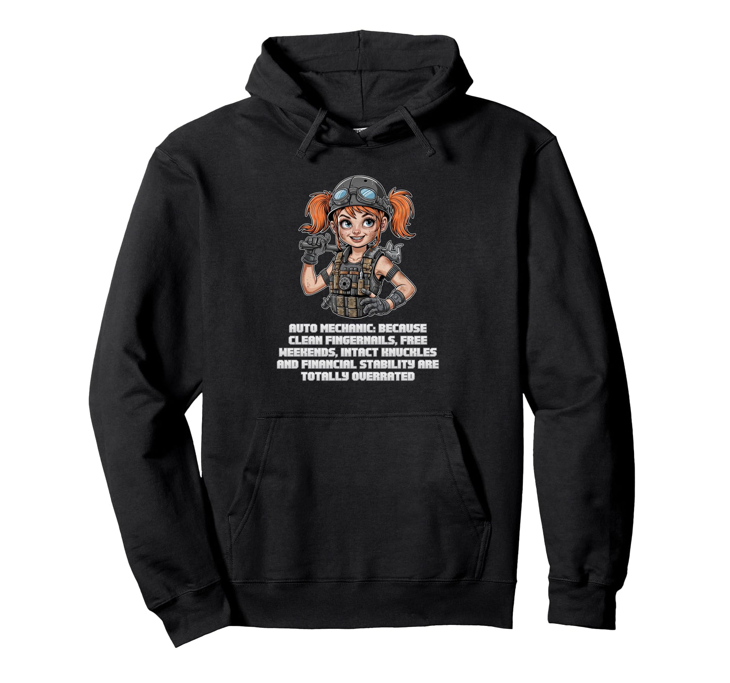 Clean Fingernails Are Totally Hoodie - Fun Novelty Design Men Women - T-Shirt, Sweatshirt, Hoodie
