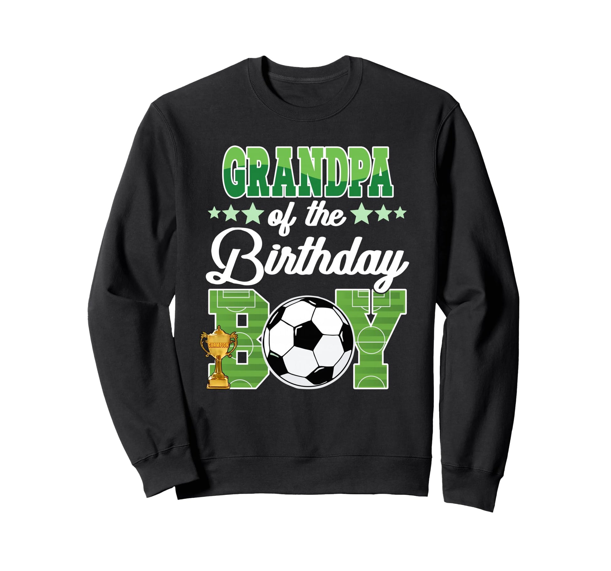 Soccer Grandpa Birthday Party Sweatshirt - Aesthetic Graphic Men Women - T-Shirt, Sweatshirt, Hoodie
