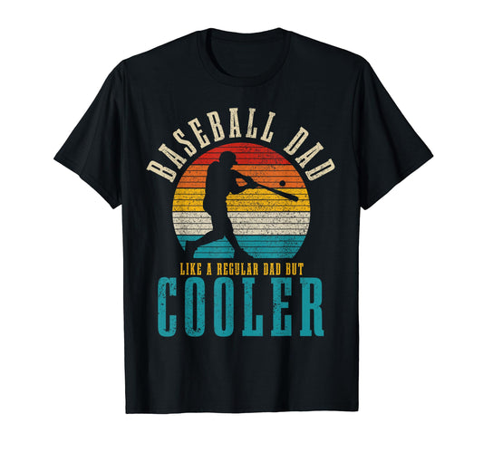 Baseball Dad Like Regular Dad But T-Shirt - Aesthetic Graphic for Adults - T-Shirt, Sweatshirt, Hoodie
