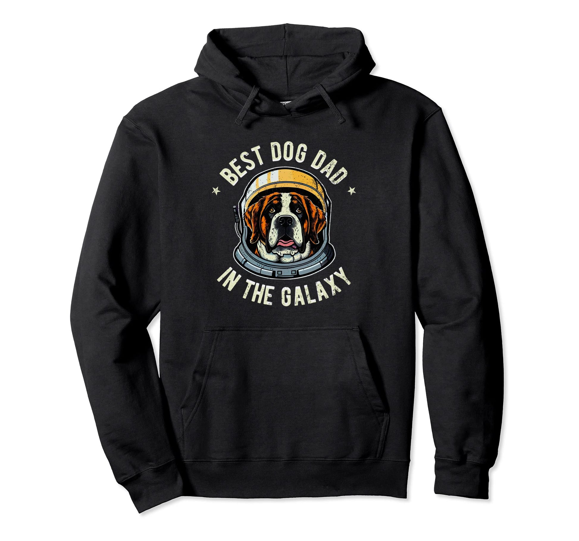 Best Saint Bernard Dog Dad Galaxy Hoodie - Unique Graphic Men Women - T-Shirt, Sweatshirt, Hoodie