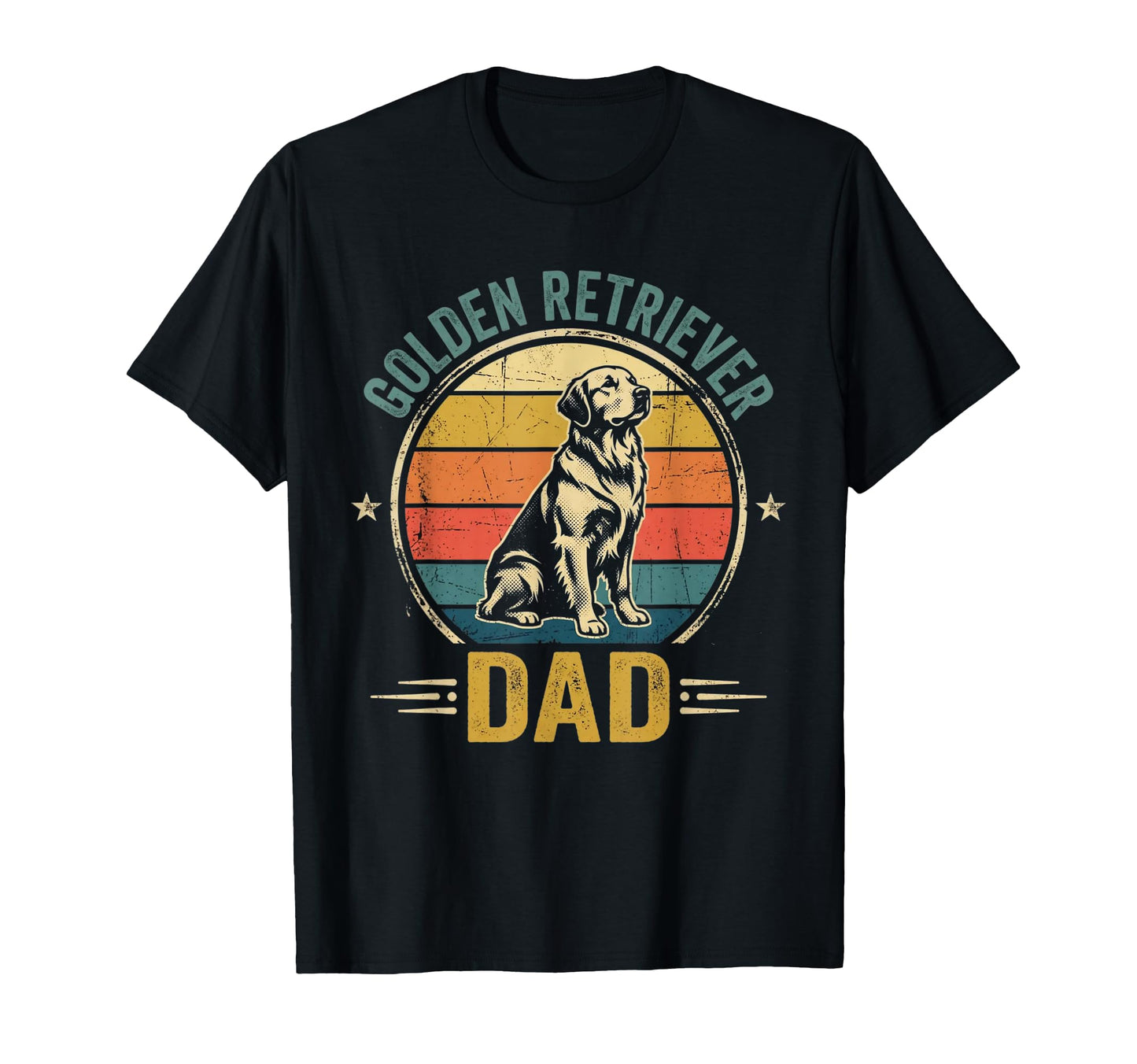 Golden Retriever Dad Funny Fathers T-Shirt - Aesthetic Graphic for Adults - T-Shirt, Sweatshirt, Hoodie