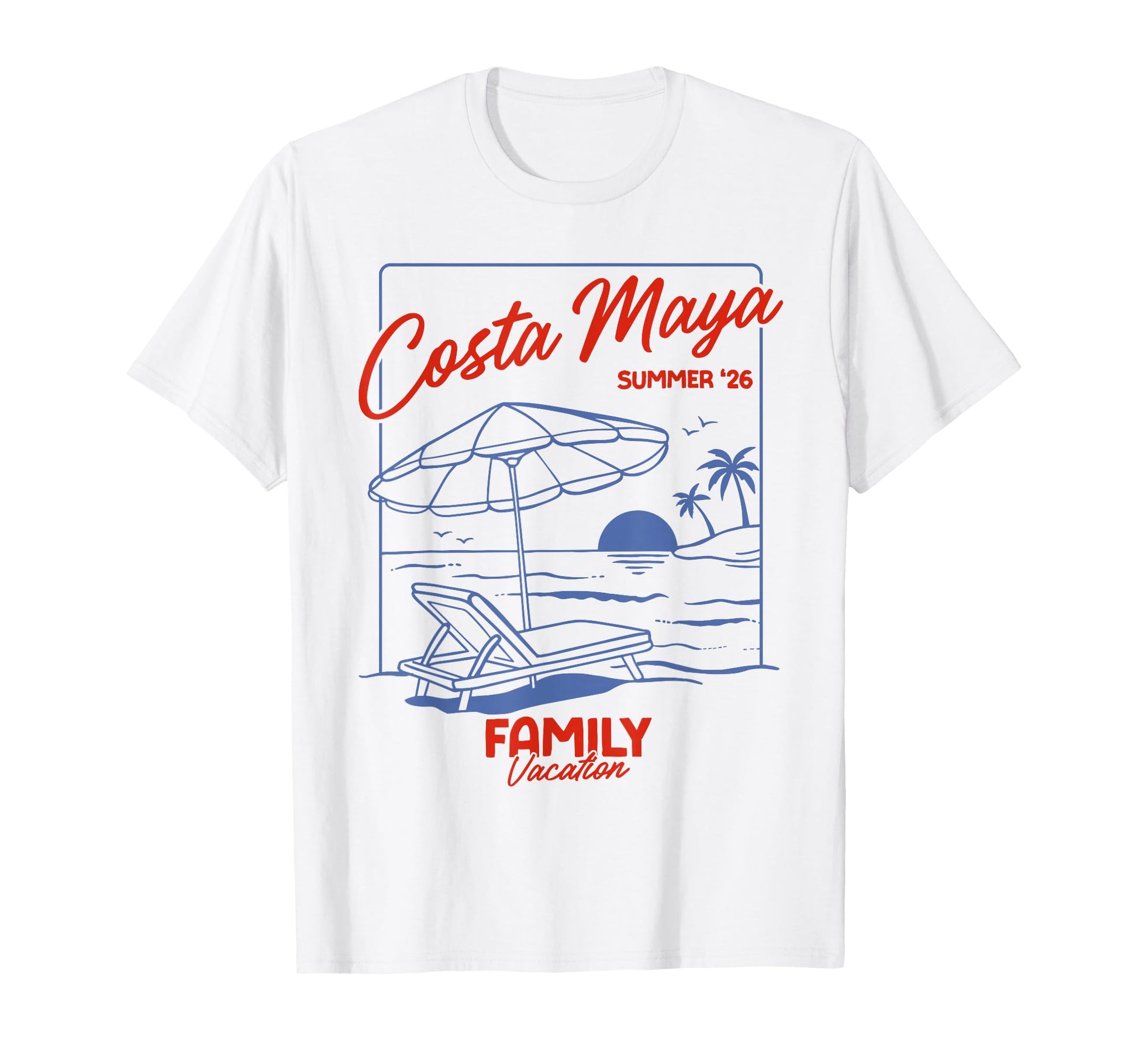Costa Maya Summer 26 Family Matching T-Shirt - Minimalist Print Unisex - T-Shirt, Sweatshirt, Hoodie