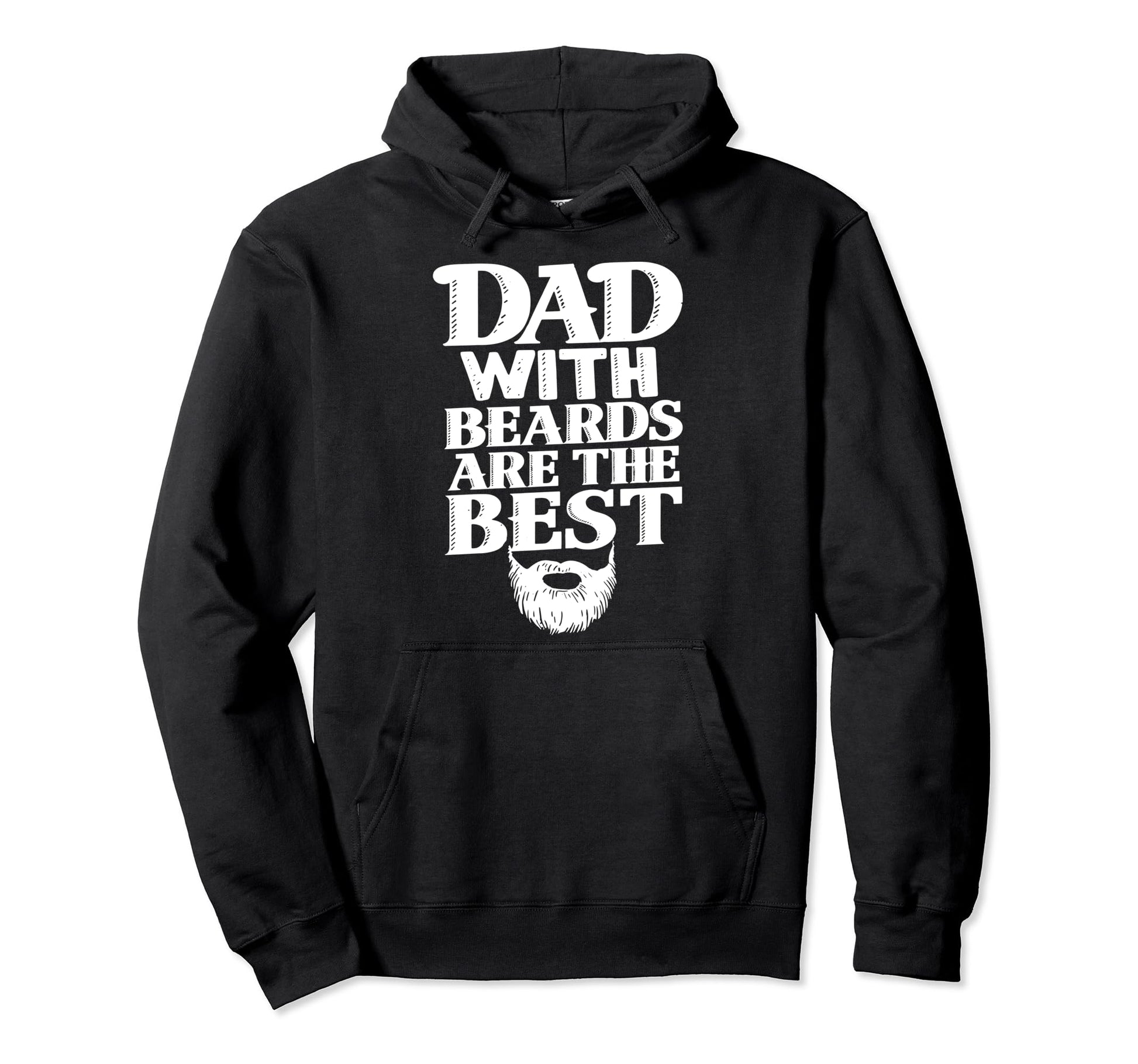 Bearded Dad Novelty Funny Best Beard Lover Hoodie - Unique Graphic Unisex - T-Shirt, Sweatshirt, Hoodie