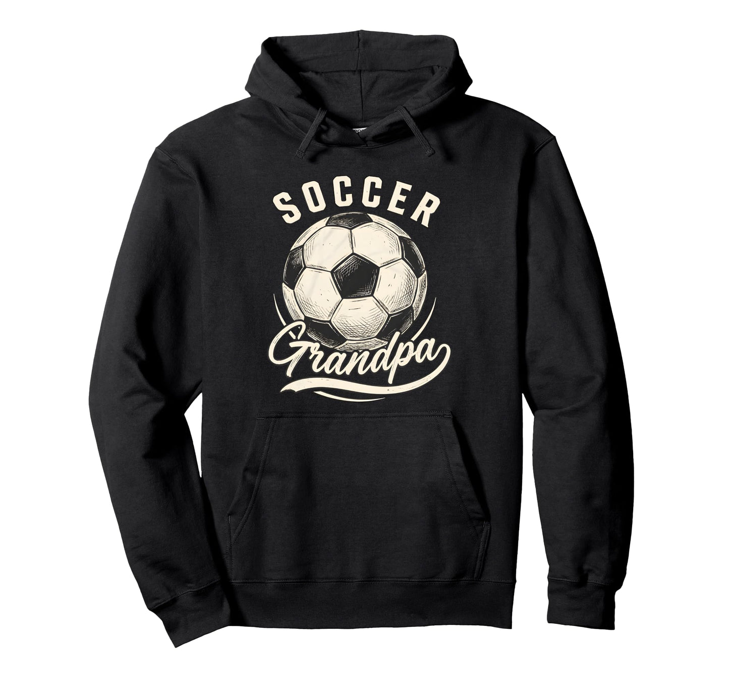 Soccer Grandpa Proud Soccer Player Papa Hoodie - Novelty Apparel Unisex - T-Shirt, Sweatshirt, Hoodie