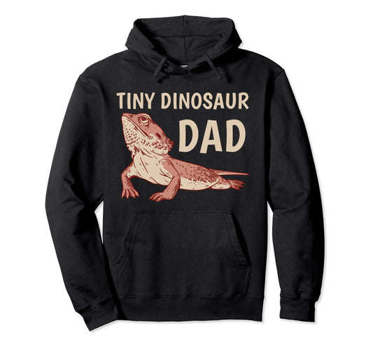 Bearded Dragon Funny Tiny Hoodie - Casual Everyday Wear for Adults - T-Shirt, Sweatshirt, Hoodie