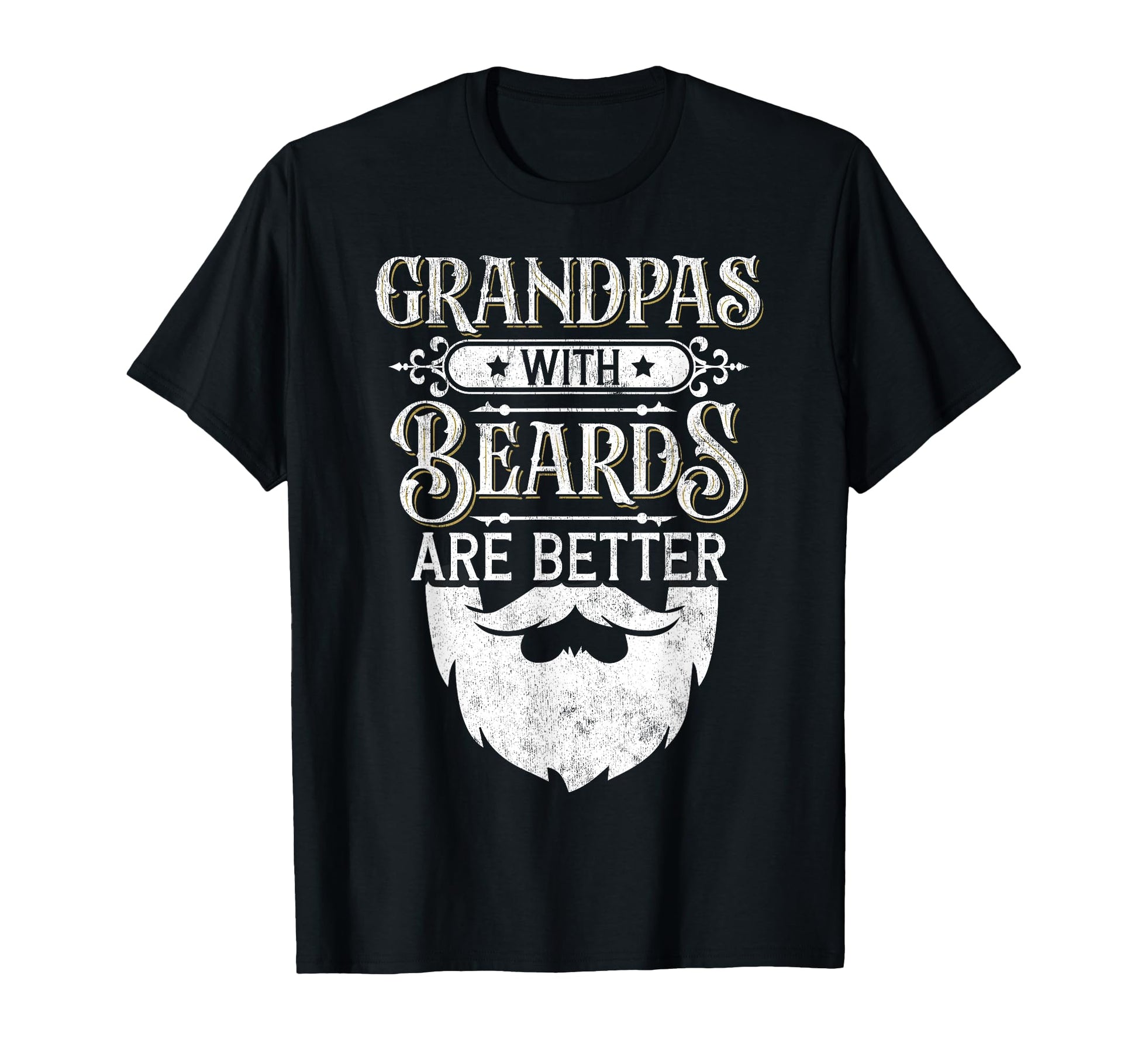 Bearded Grandpa Grandpas Beards Are Better T-Shirt - Unique Graphic Unisex - T-Shirt, Sweatshirt, Hoodie