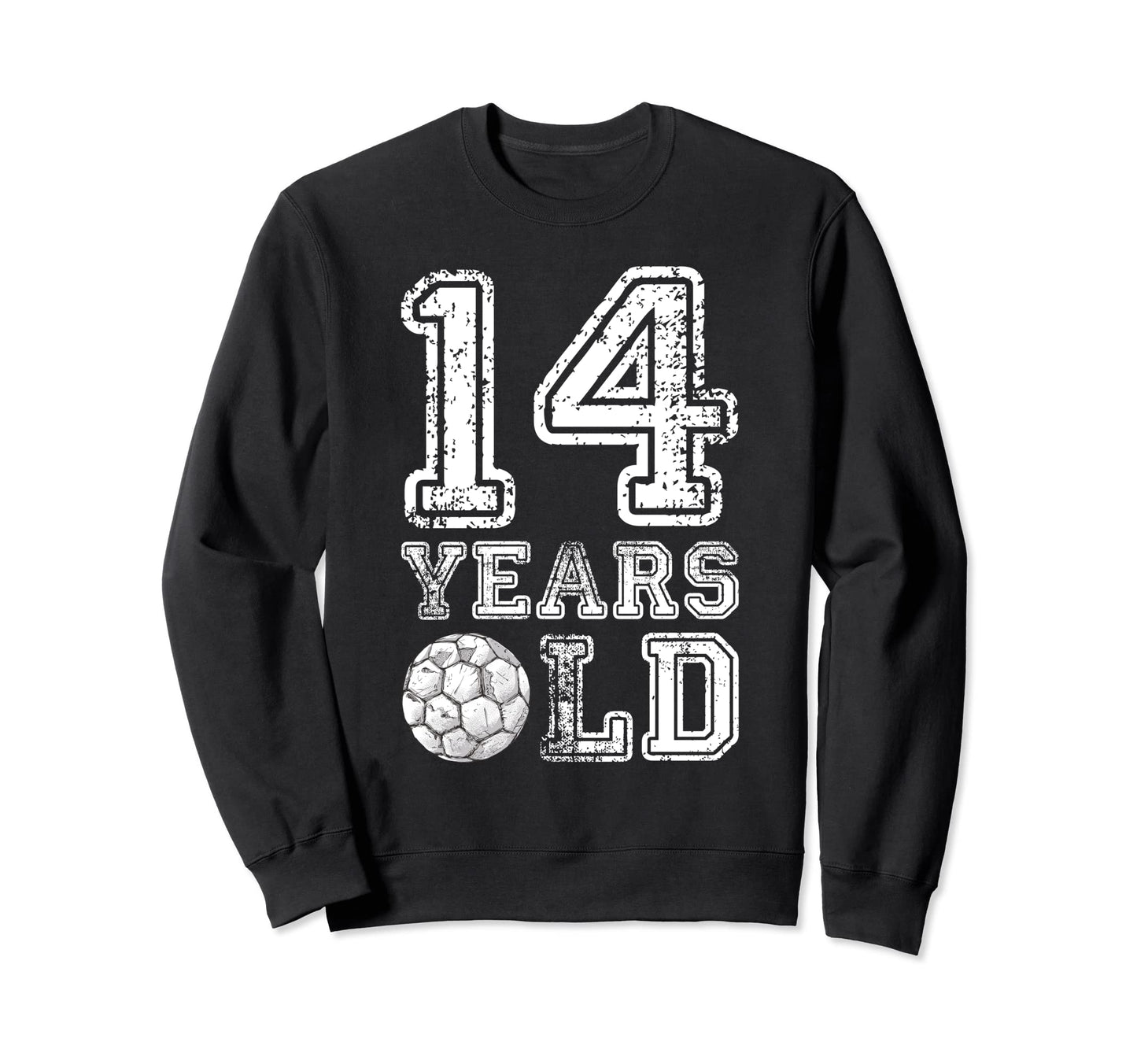 14 Years Old Soccer Sports Sweatshirt - Custom Art Print Men Women - T-Shirt, Sweatshirt, Hoodie