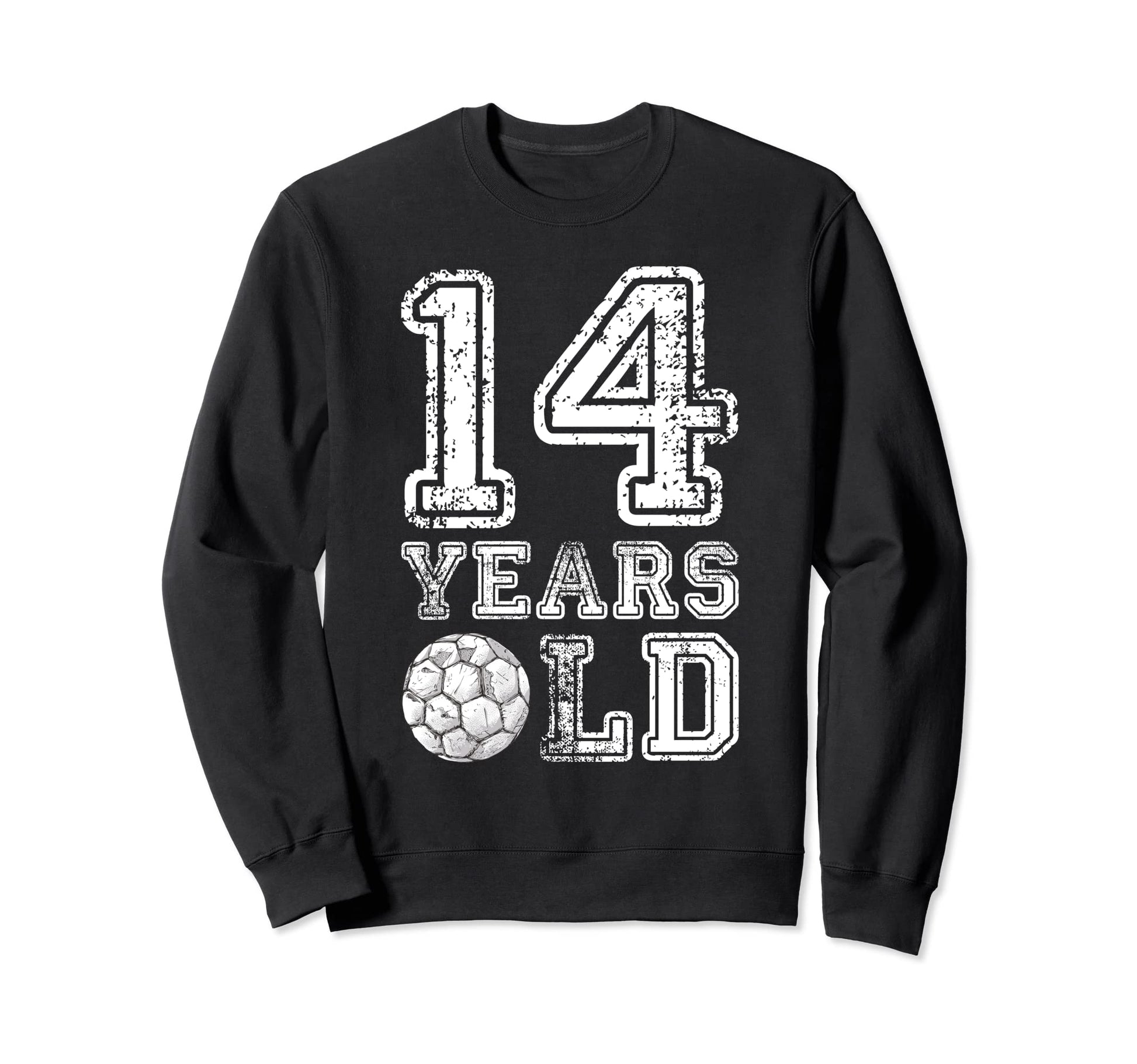 14 Years Old Soccer Sports Sweatshirt - Custom Art Print Men Women - T-Shirt, Sweatshirt, Hoodie