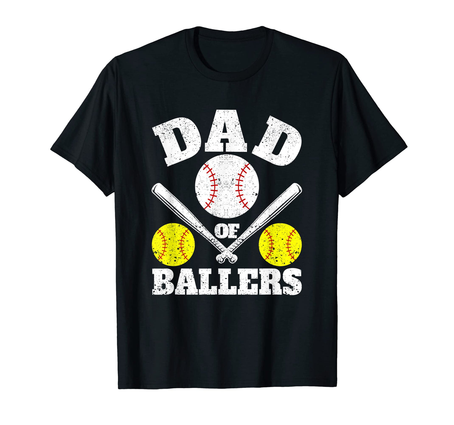 Mens Dad Ballers Funny Dad Baseball And T-Shirt - Streetwear Style Unisex - T-Shirt, Sweatshirt, Hoodie