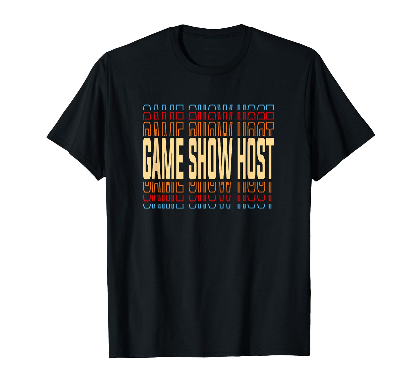 Game Show Host Job Title T-Shirt - Minimalist Print Unisex - T-Shirt, Sweatshirt, Hoodie