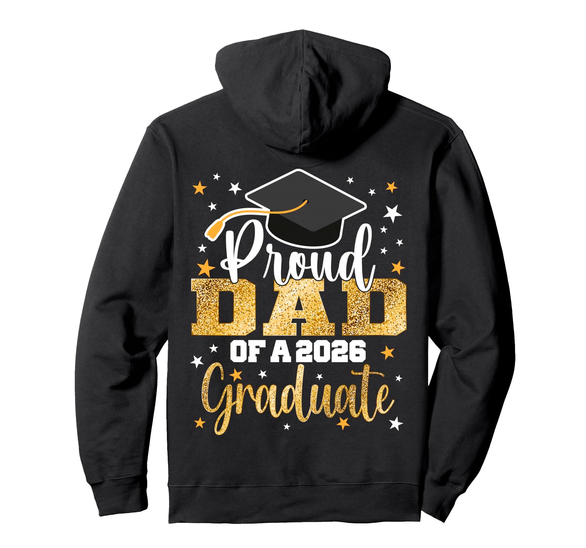 Proud Dad Class 2026 Graduate Senior Hoodie - Minimalist Print Unisex - T-Shirt, Sweatshirt, Hoodie