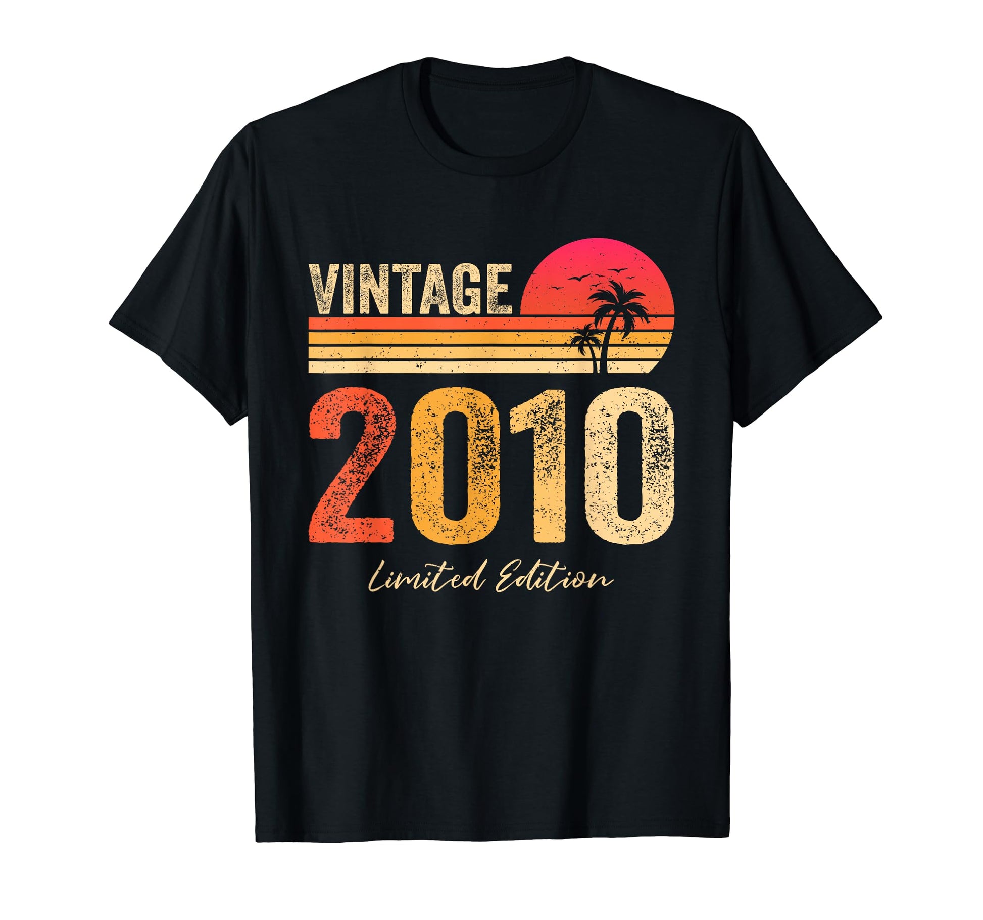 2010 Birth Birthday Born 2010 Birthday T-Shirt - Minimalist Print Men Women - T-Shirt, Sweatshirt, Hoodie