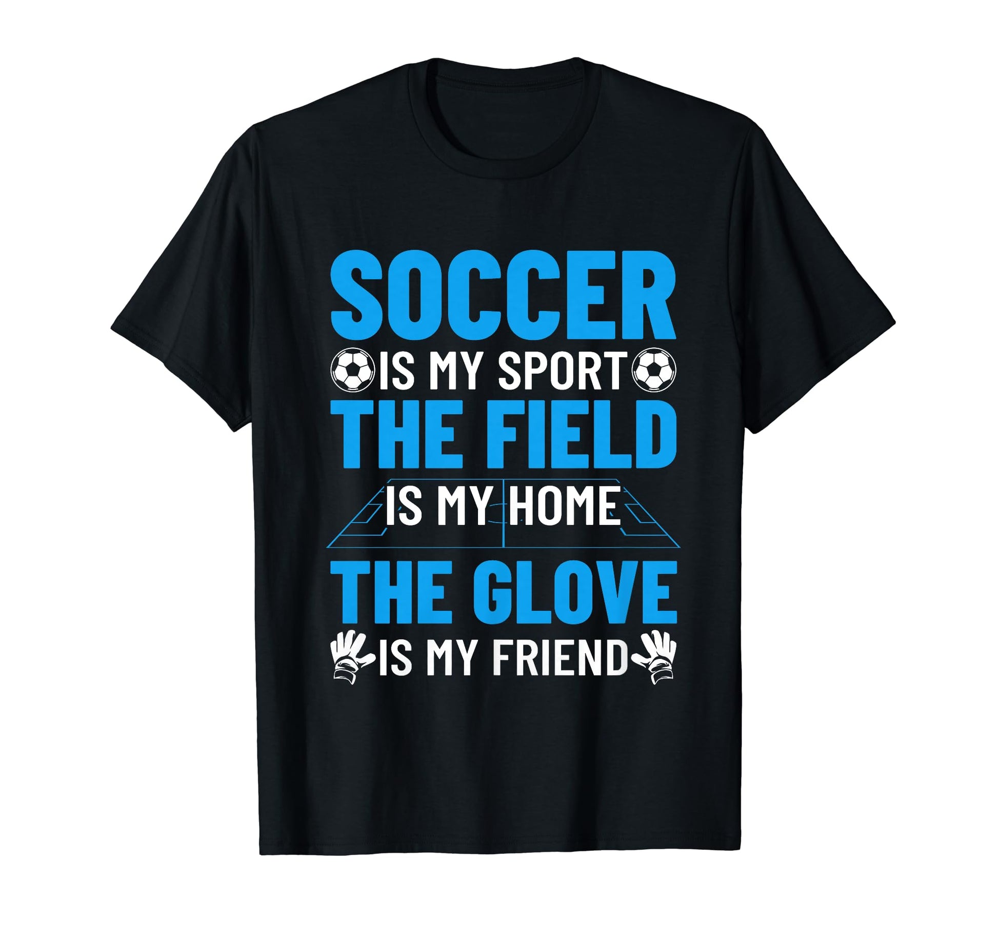 Soccer Goalkeeper Soccer Goalie T-Shirt - Minimalist Print Men Women - T-Shirt, Sweatshirt, Hoodie