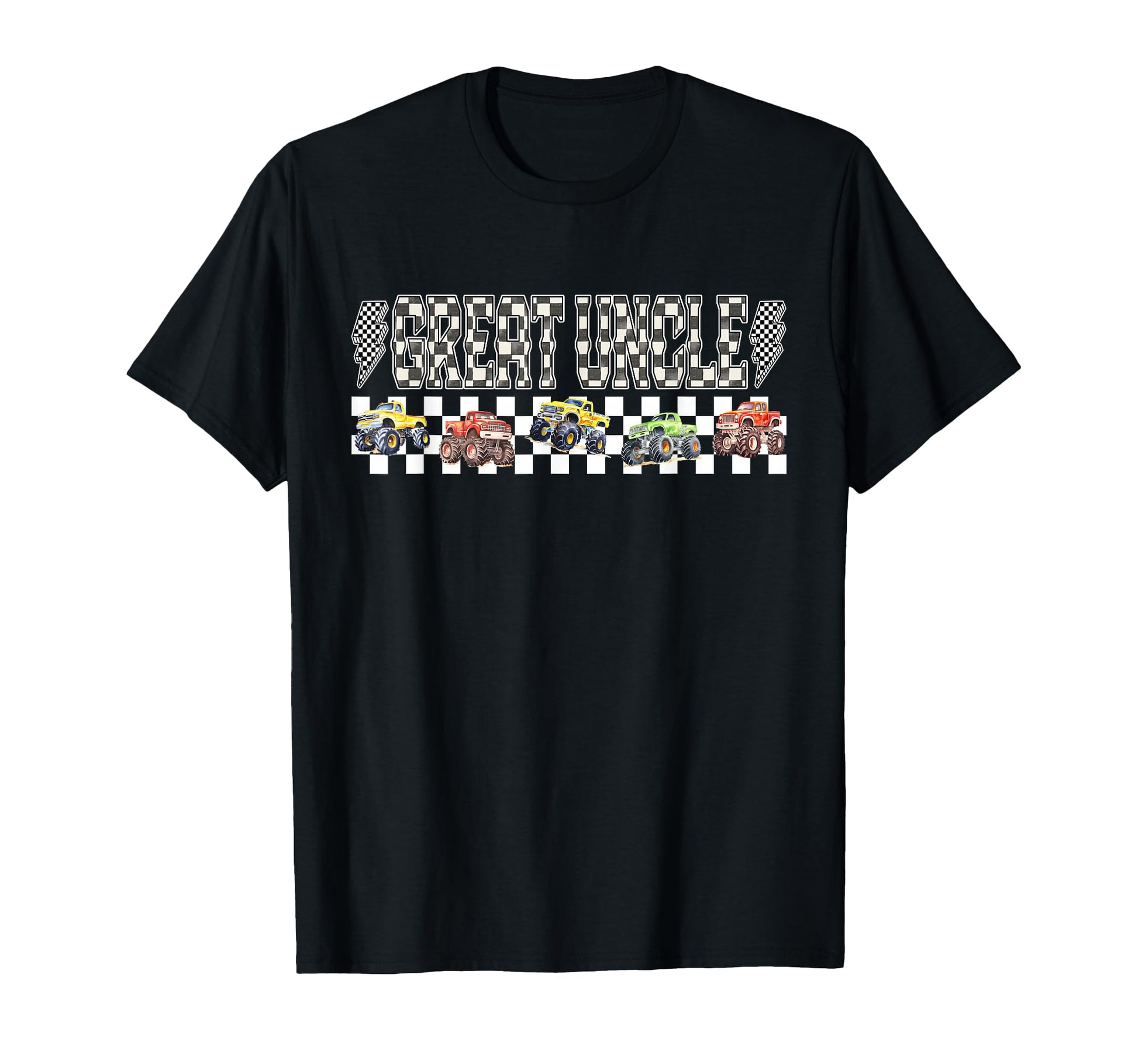 Great Uncle Monster Truck Family Crew T-Shirt - Trendy Graphic for Adults - T-Shirt, Sweatshirt, Hoodie