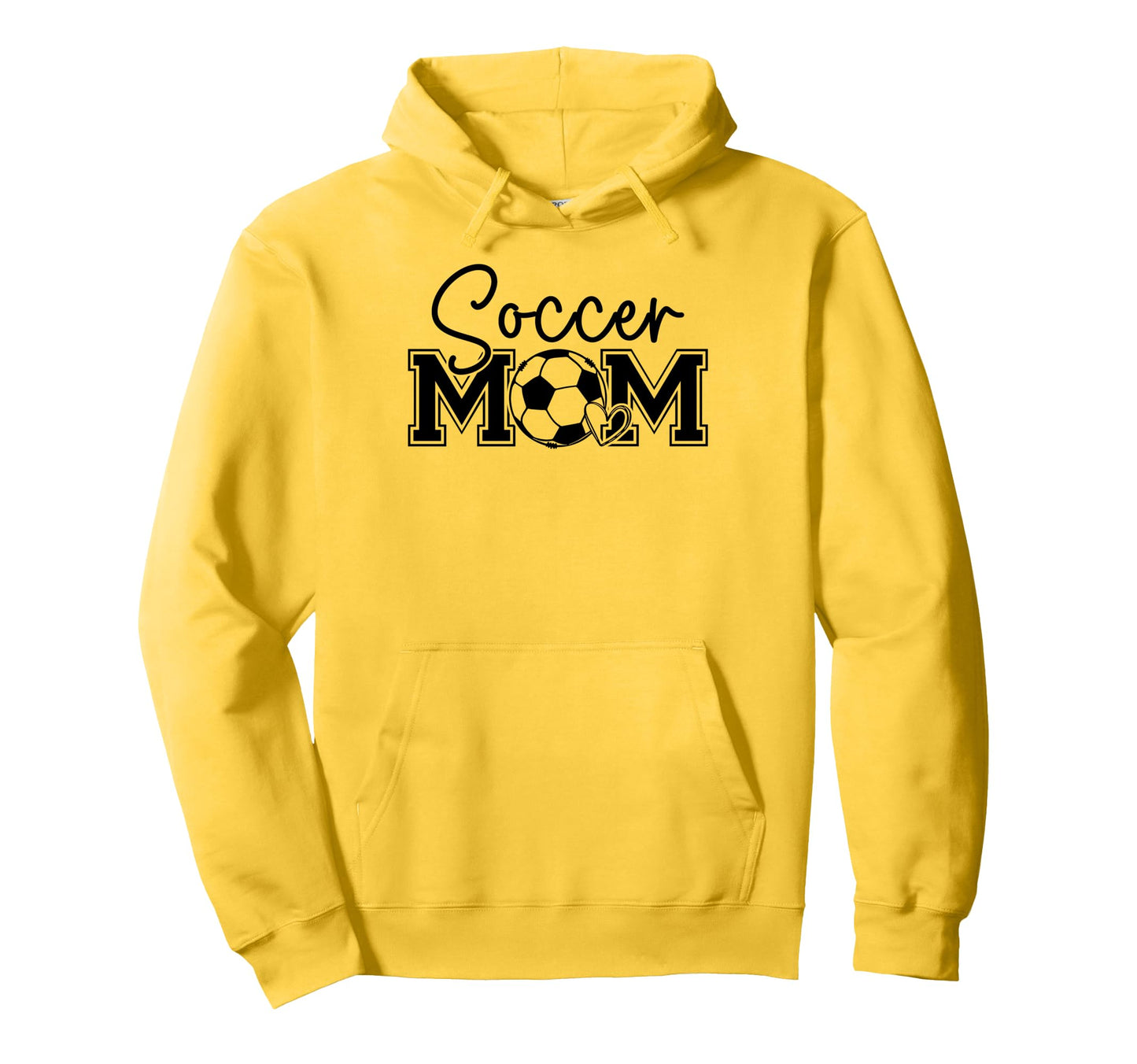Soccer Mom Heart Game Day Vibes Soccer Hoodie - Unique Graphic for Adults - T-Shirt, Sweatshirt, Hoodie
