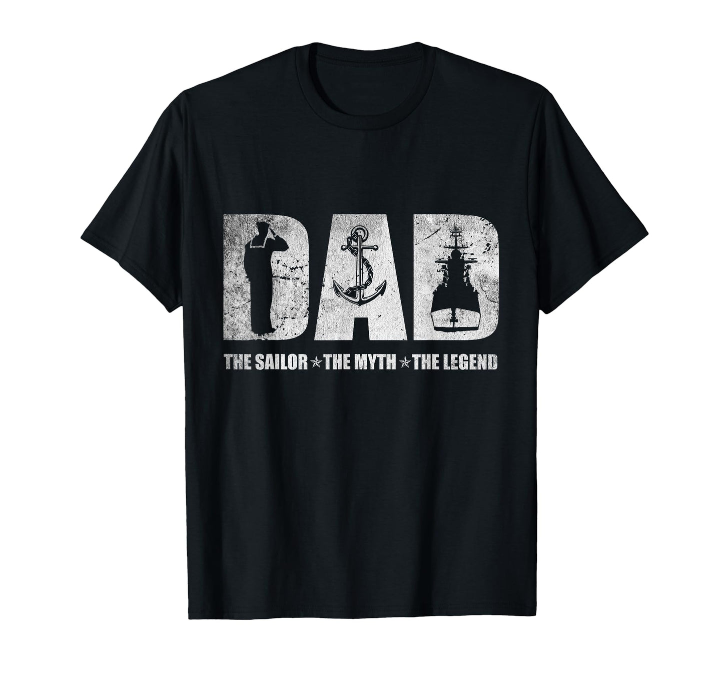 Sailor Myth Legend Father Mens T-Shirt - Minimalist Print for Adults - T-Shirt, Sweatshirt, Hoodie