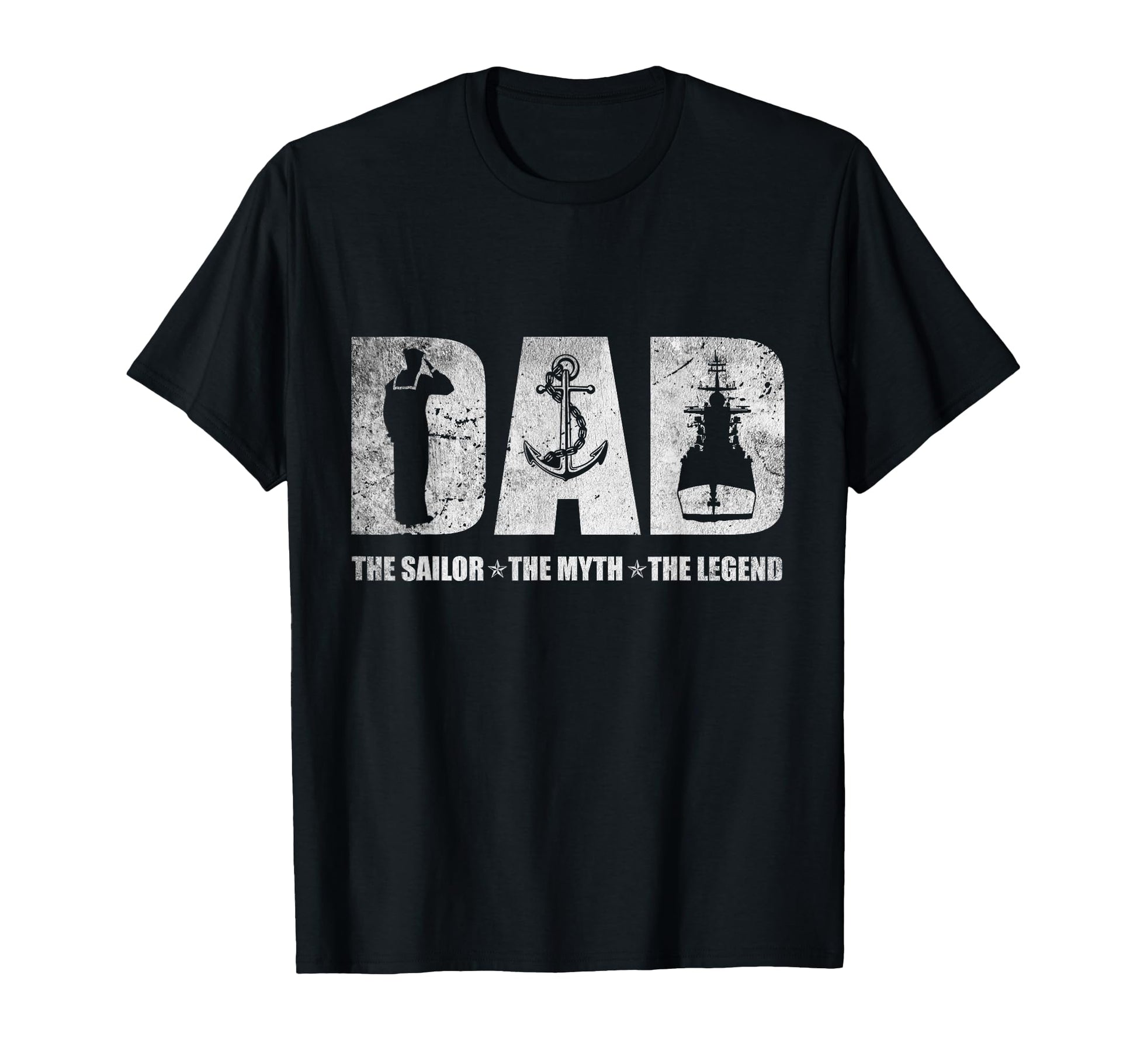 Sailor Myth Legend Father Mens T-Shirt - Minimalist Print for Adults - T-Shirt, Sweatshirt, Hoodie