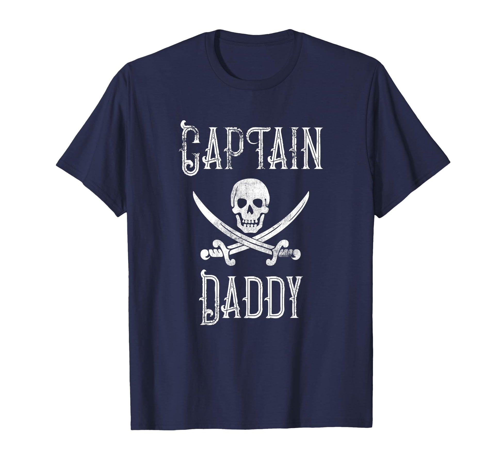 Captain Daddy Personalized Dad Pirate T-Shirt - Trendy Graphic Unisex - T-Shirt, Sweatshirt, Hoodie