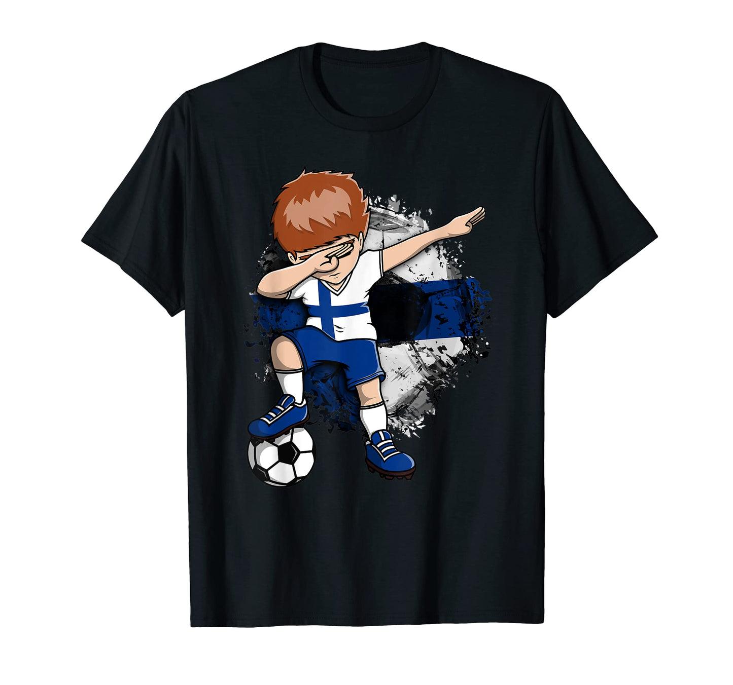 Dabbing Soccer Finland Jersey Finnish T-Shirt - Streetwear Style Unisex - T-Shirt, Sweatshirt, Hoodie