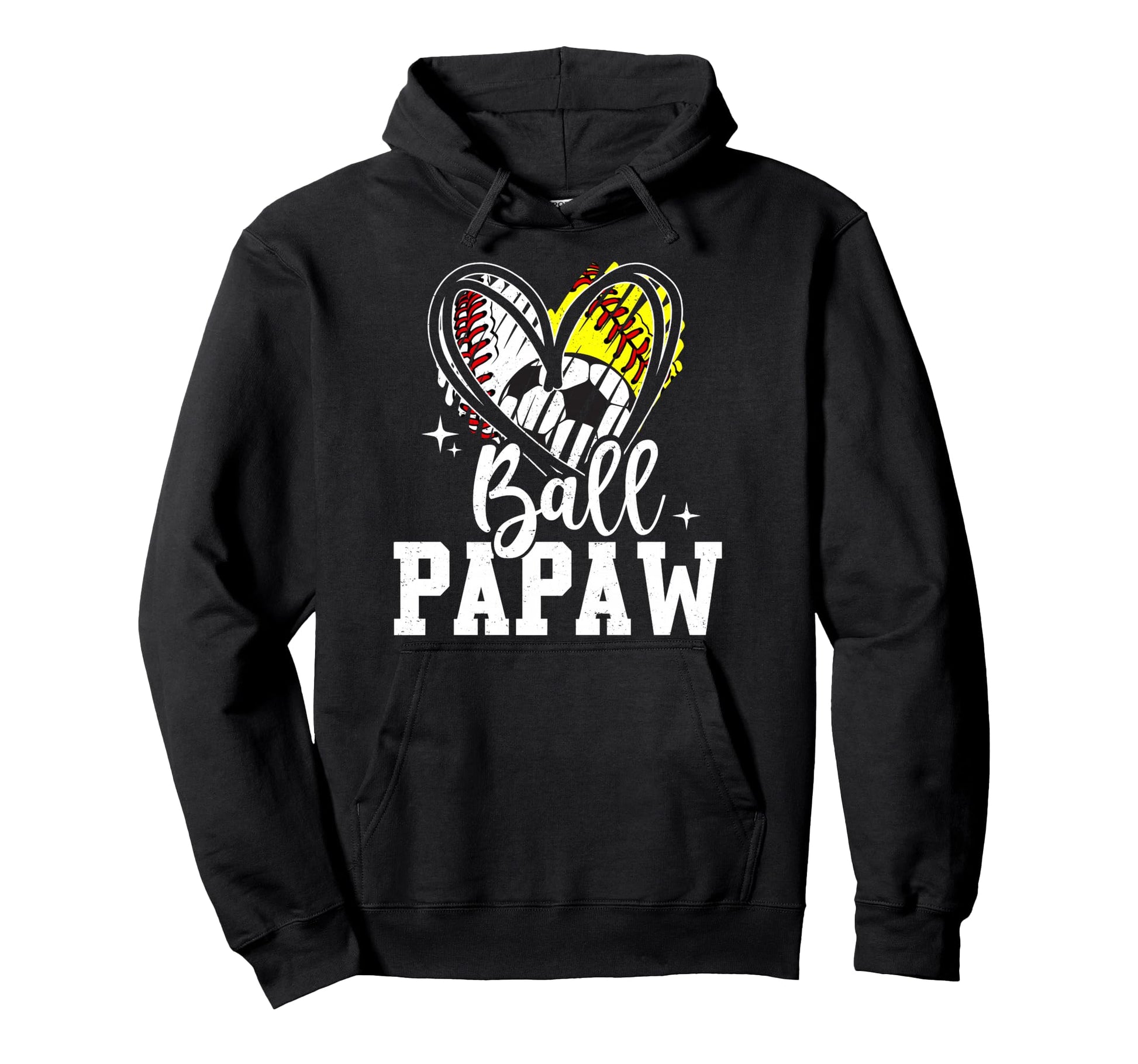 Ball Papaw Baseball Softball Soccer Papaw Hoodie - Streetwear Style Unisex - T-Shirt, Sweatshirt, Hoodie