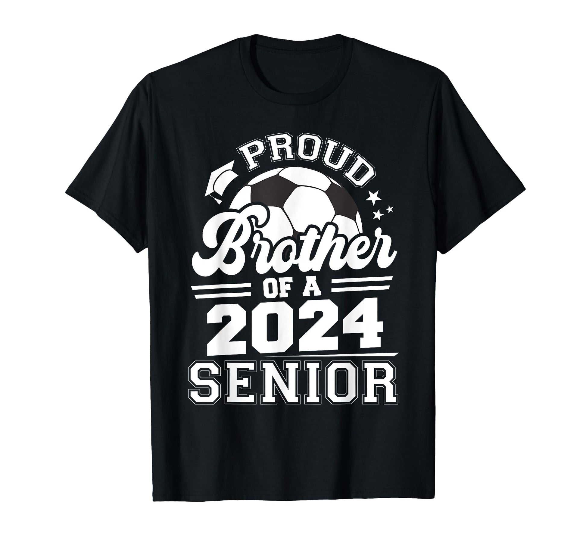 Proud Brother 2024 Senior Graduate T-Shirt - Fun Novelty Design for Adults - T-Shirt, Sweatshirt, Hoodie