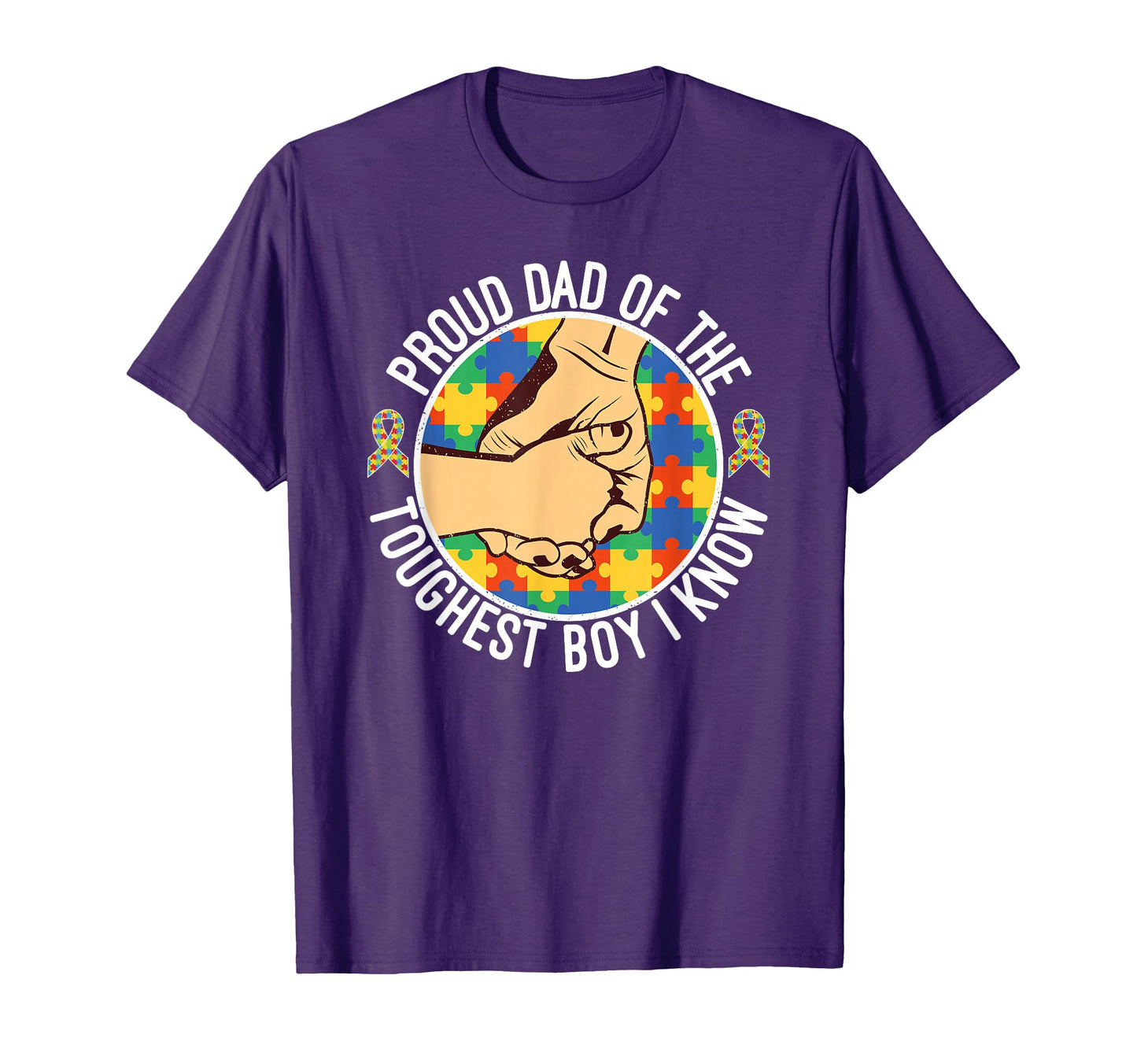 Mens Autism Awareness Dad Son Funny T-Shirt - Casual Everyday Wear Unisex - T-Shirt, Sweatshirt, Hoodie