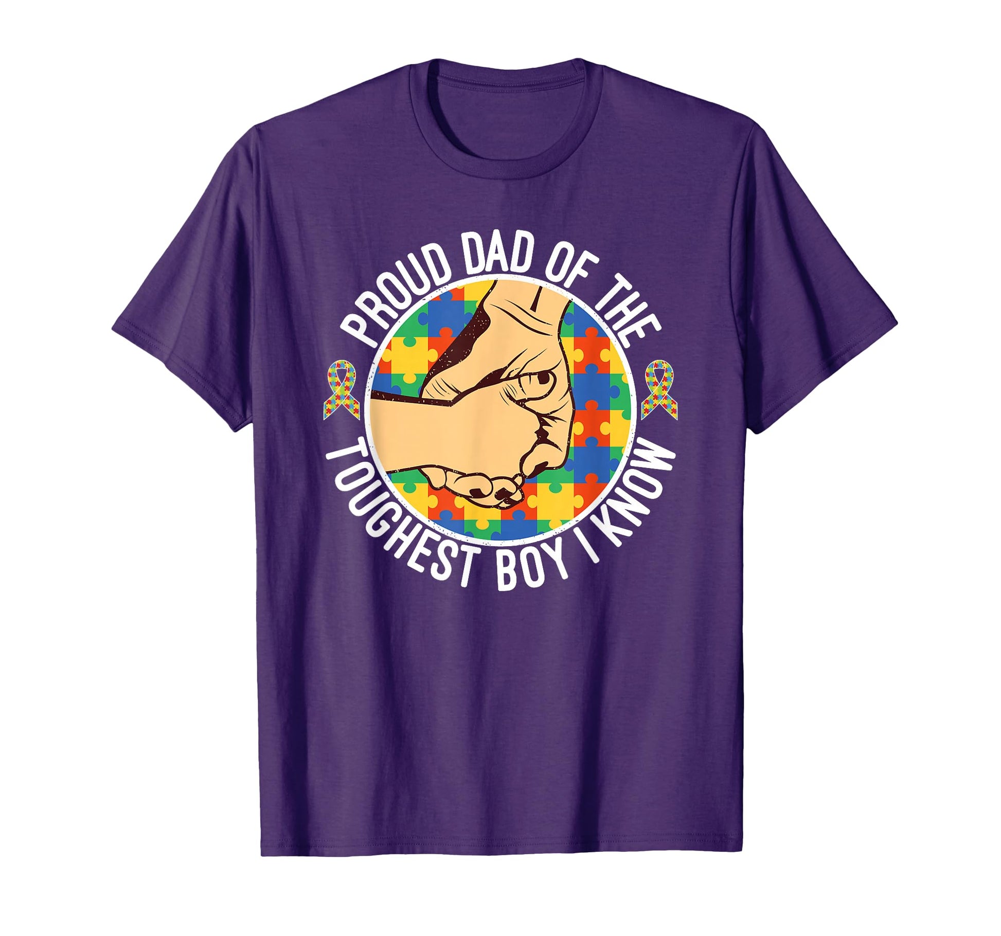 Mens Autism Awareness Dad Son Funny T-Shirt - Casual Everyday Wear Unisex - T-Shirt, Sweatshirt, Hoodie