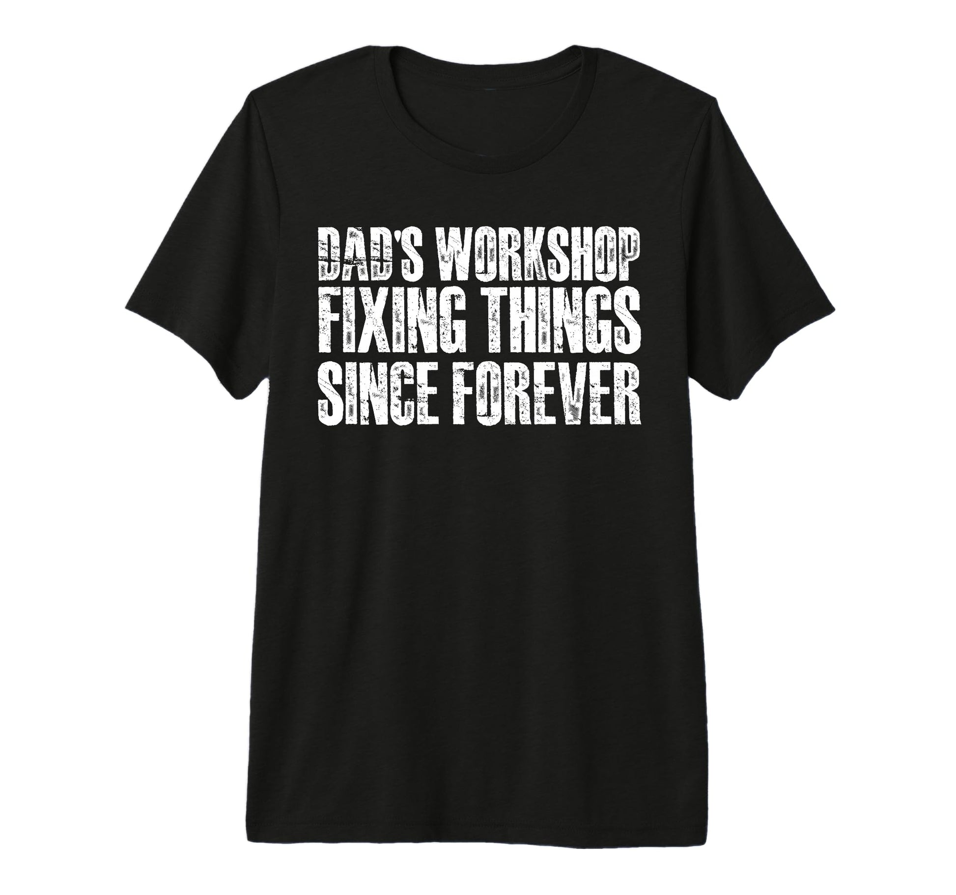 Mens Dads Workshop Fixing Things T-Shirt - Fun Novelty Design for Adults - T-Shirt, Sweatshirt, Hoodie