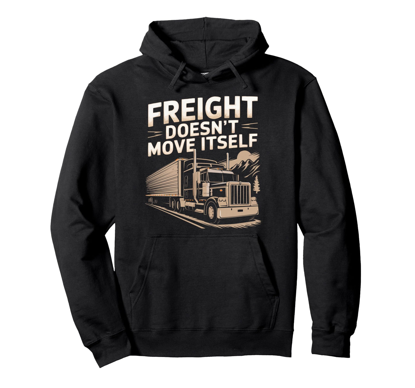 Long Haul Trucker Truck Driver Proud Hoodie - Unique Graphic Unisex - T-Shirt, Sweatshirt, Hoodie