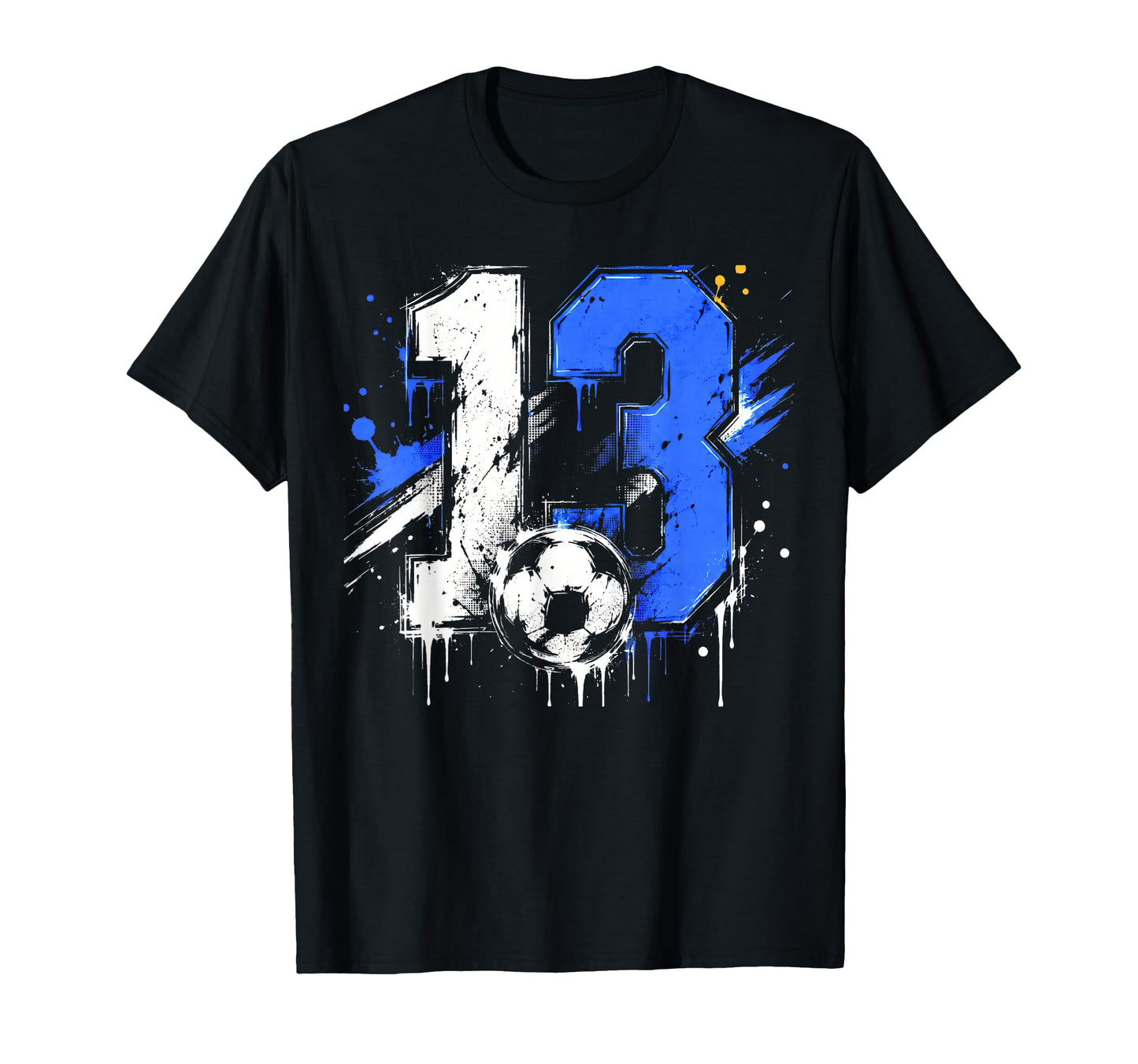 Its My 13Th Birthday Soccer Teenager T-Shirt - Custom Art Print Unisex - T-Shirt, Sweatshirt, Hoodie