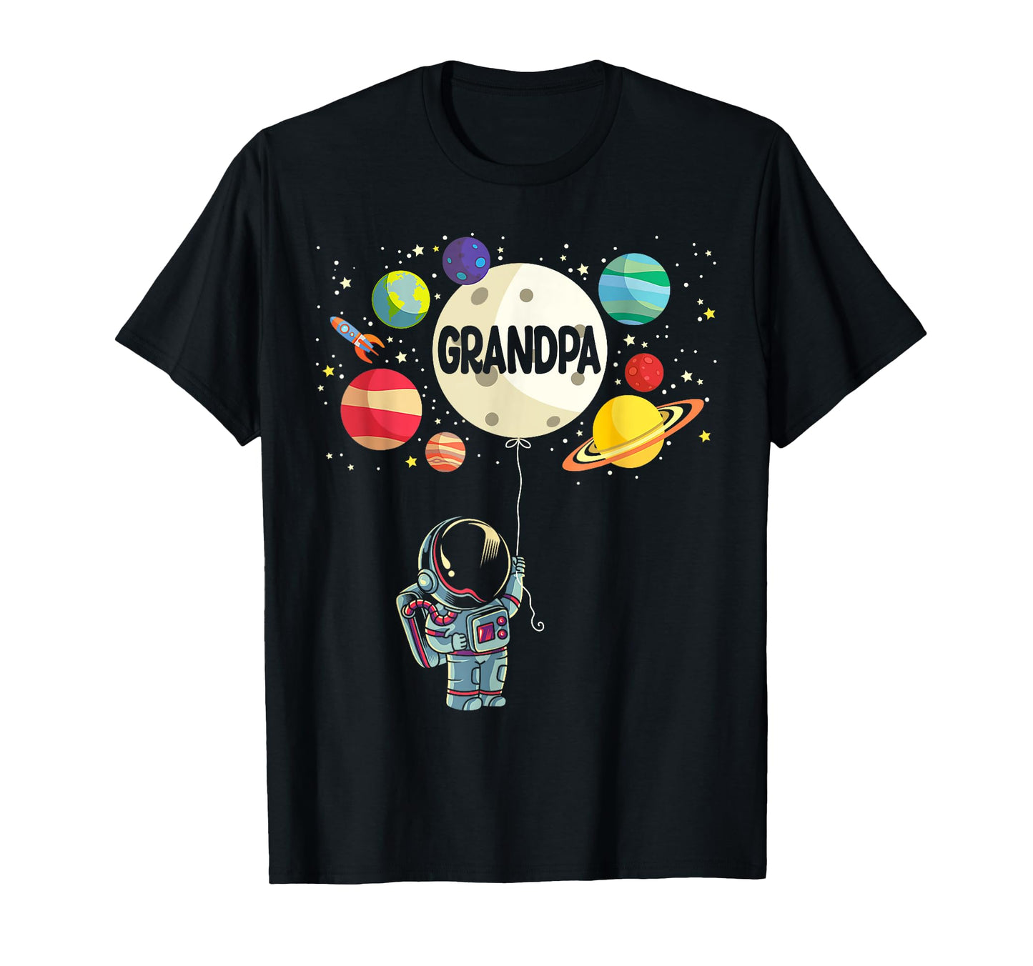 Grandpa Birthday Space Astronaut 1St T-Shirt - Aesthetic Graphic Unisex - T-Shirt, Sweatshirt, Hoodie