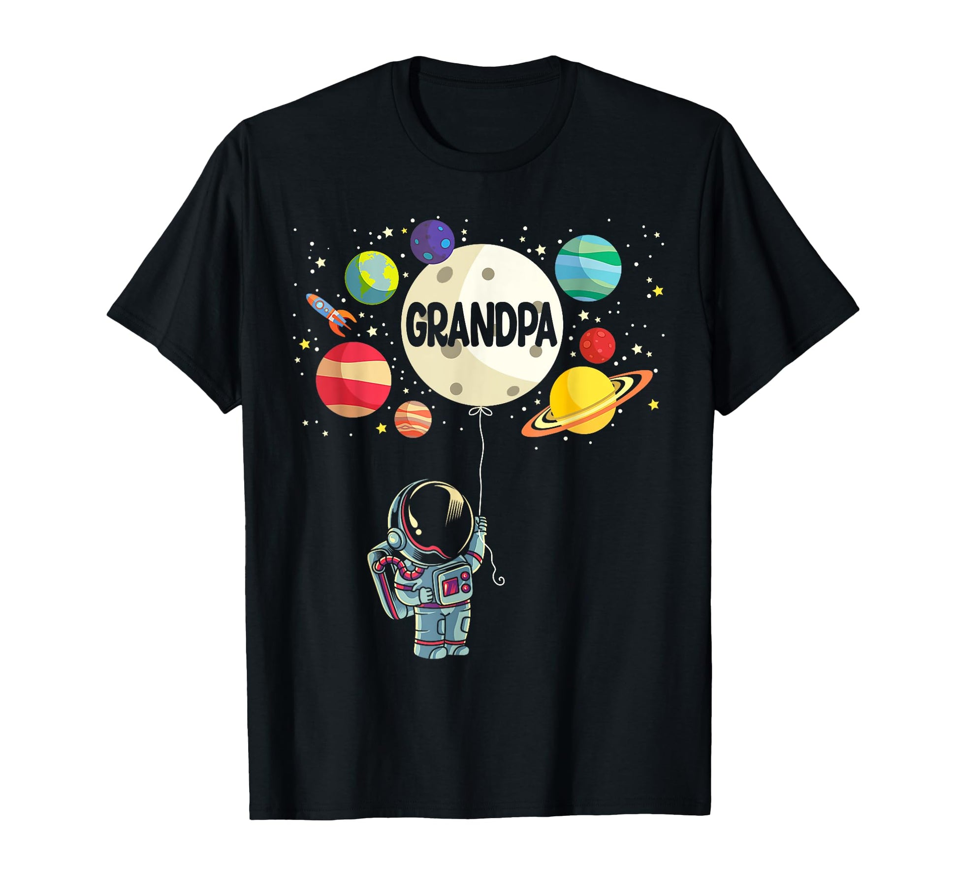 Grandpa Birthday Space Astronaut 1St T-Shirt - Aesthetic Graphic Unisex - T-Shirt, Sweatshirt, Hoodie