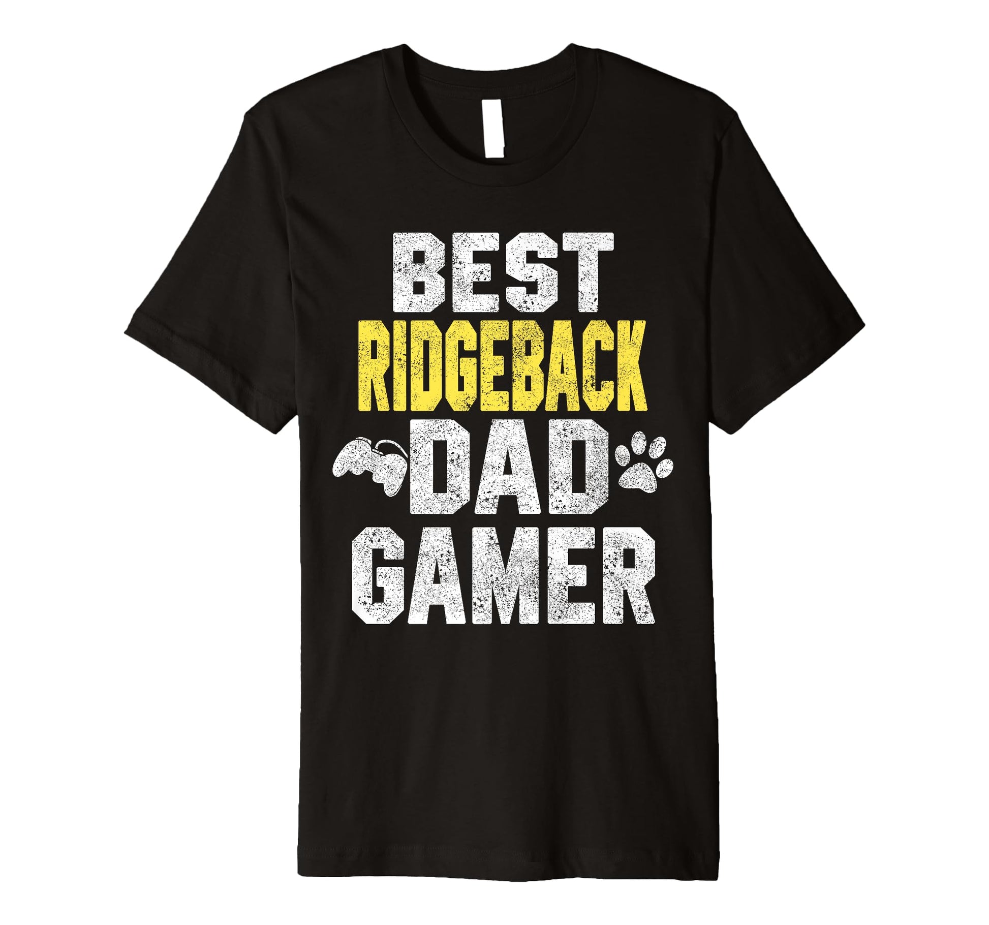 Best Ridgeback Dad Gamer Funny Dog T-Shirt - Custom Art Print for Adults - T-Shirt, Sweatshirt, Hoodie
