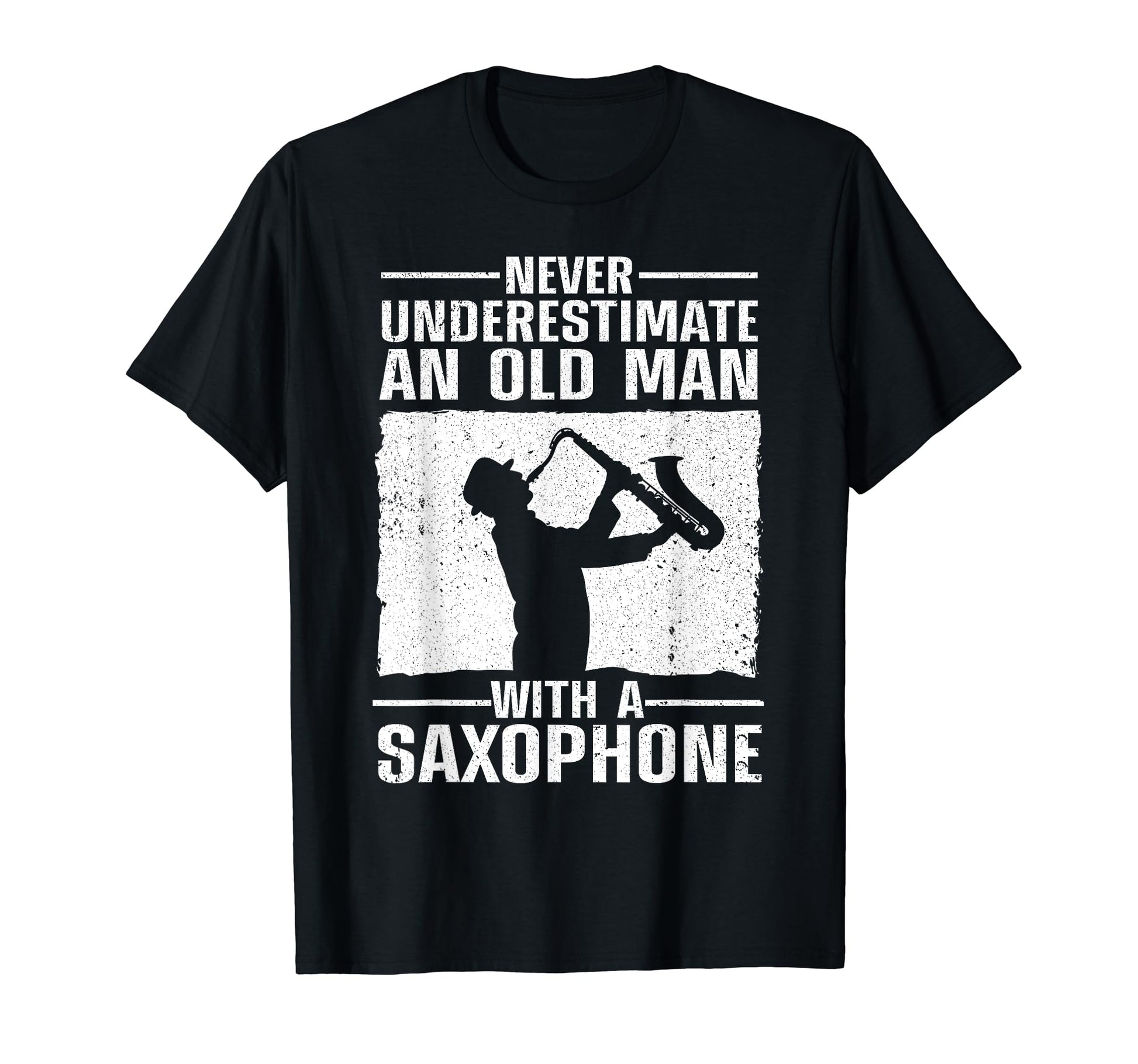 Funny Saxophone Dad Jazz Music T-Shirt - Fun Novelty Design for Adults - T-Shirt, Sweatshirt, Hoodie