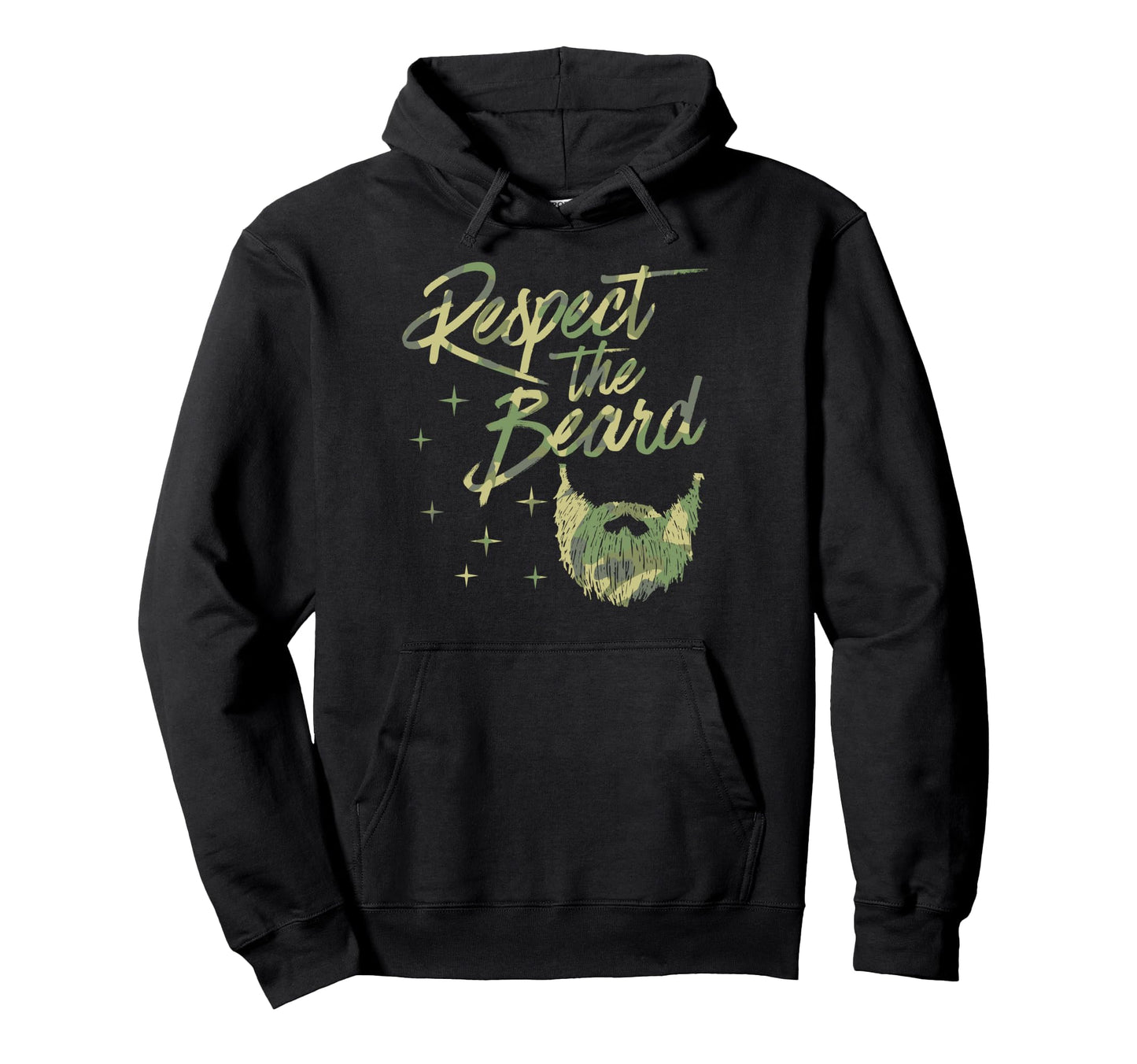 Respect Beard Bearded Dad Joke Hoodie - Trendy Graphic Men Women - T-Shirt, Sweatshirt, Hoodie