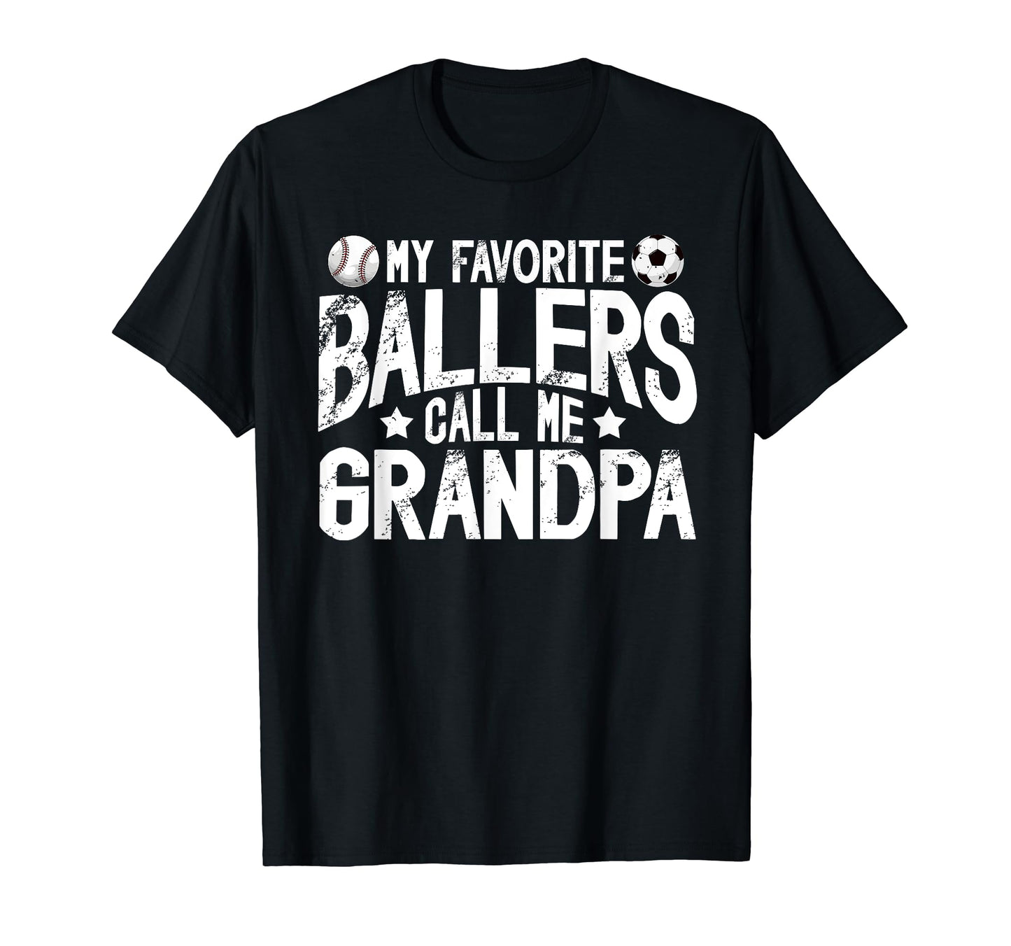 My Favorite Ballers Call Me Grandpa T-Shirt - Custom Art Print Unisex - T-Shirt, Sweatshirt, Hoodie